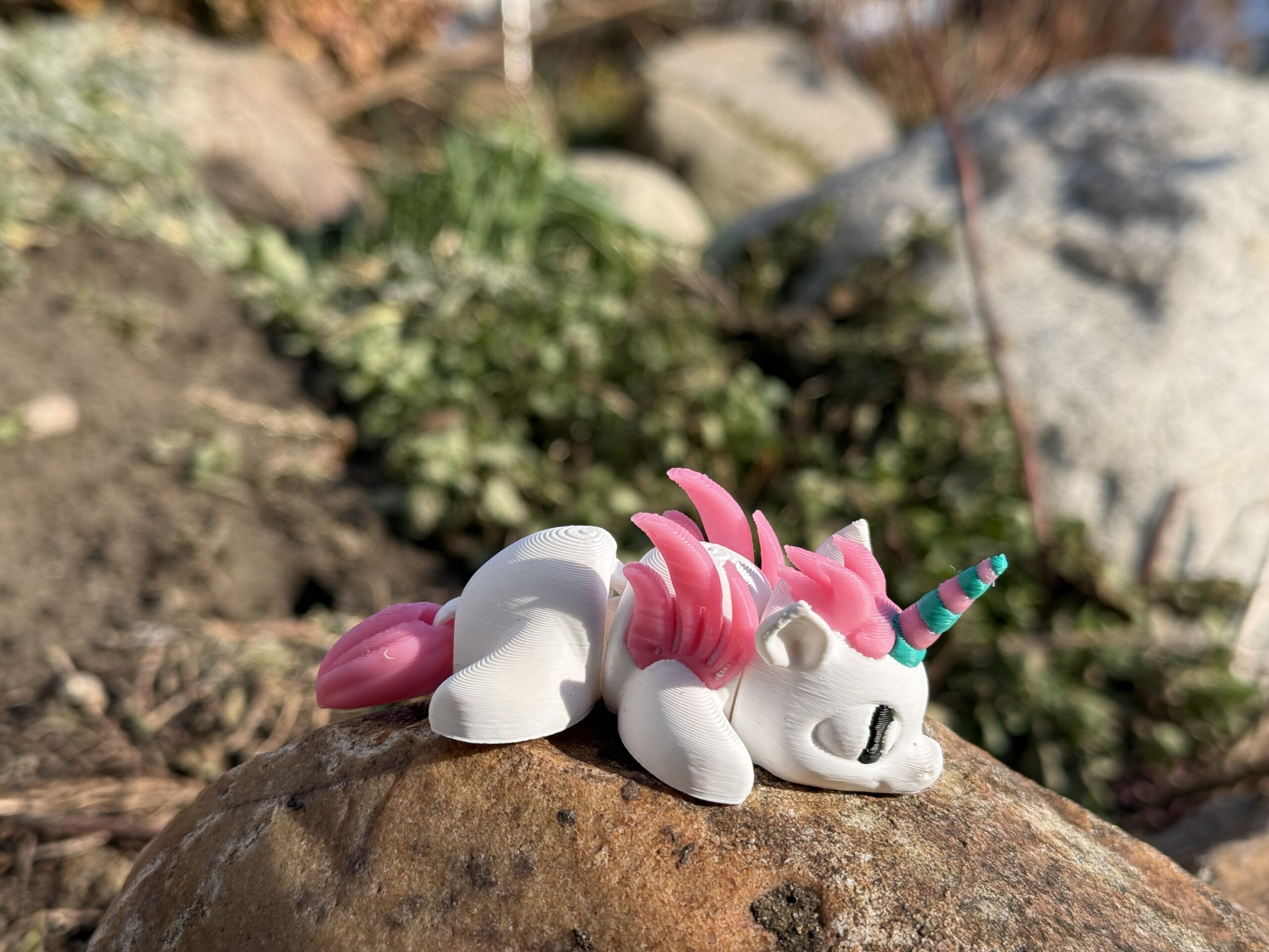 Jednorożec Mini 3D – bajkowa figurka | ruchoma | przegubowa konstrukcja - obrazek 8