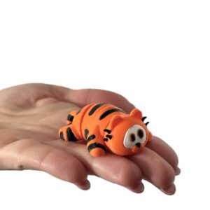 Garfield Mini 3D – przegubowa figurka, słodki kot o pulchnej sylwetce i słodkich oczach