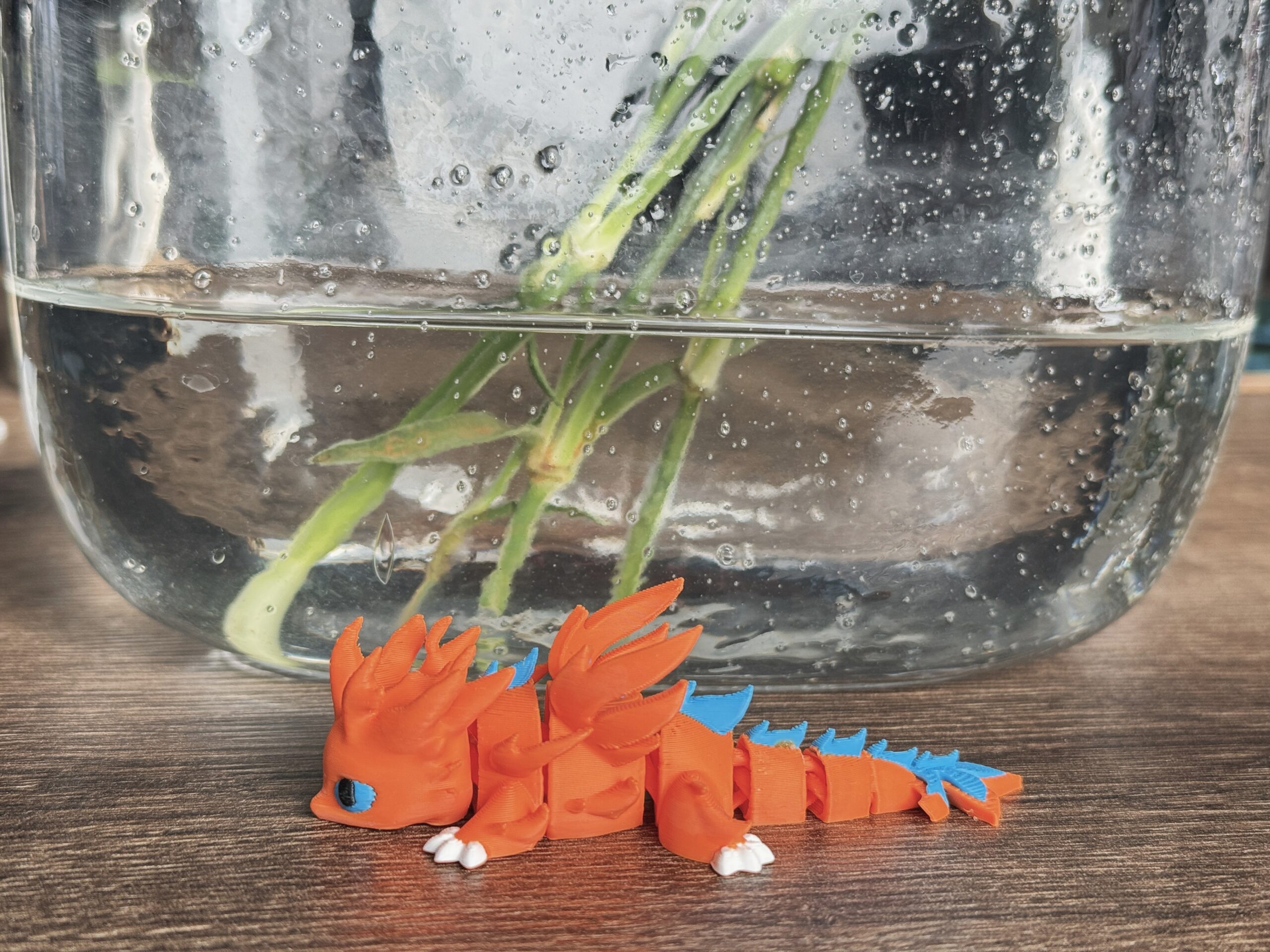 Blaze Ognisty Smok 3D – przegubowa figurka, ognisty smok z magnesem - obrazek 5