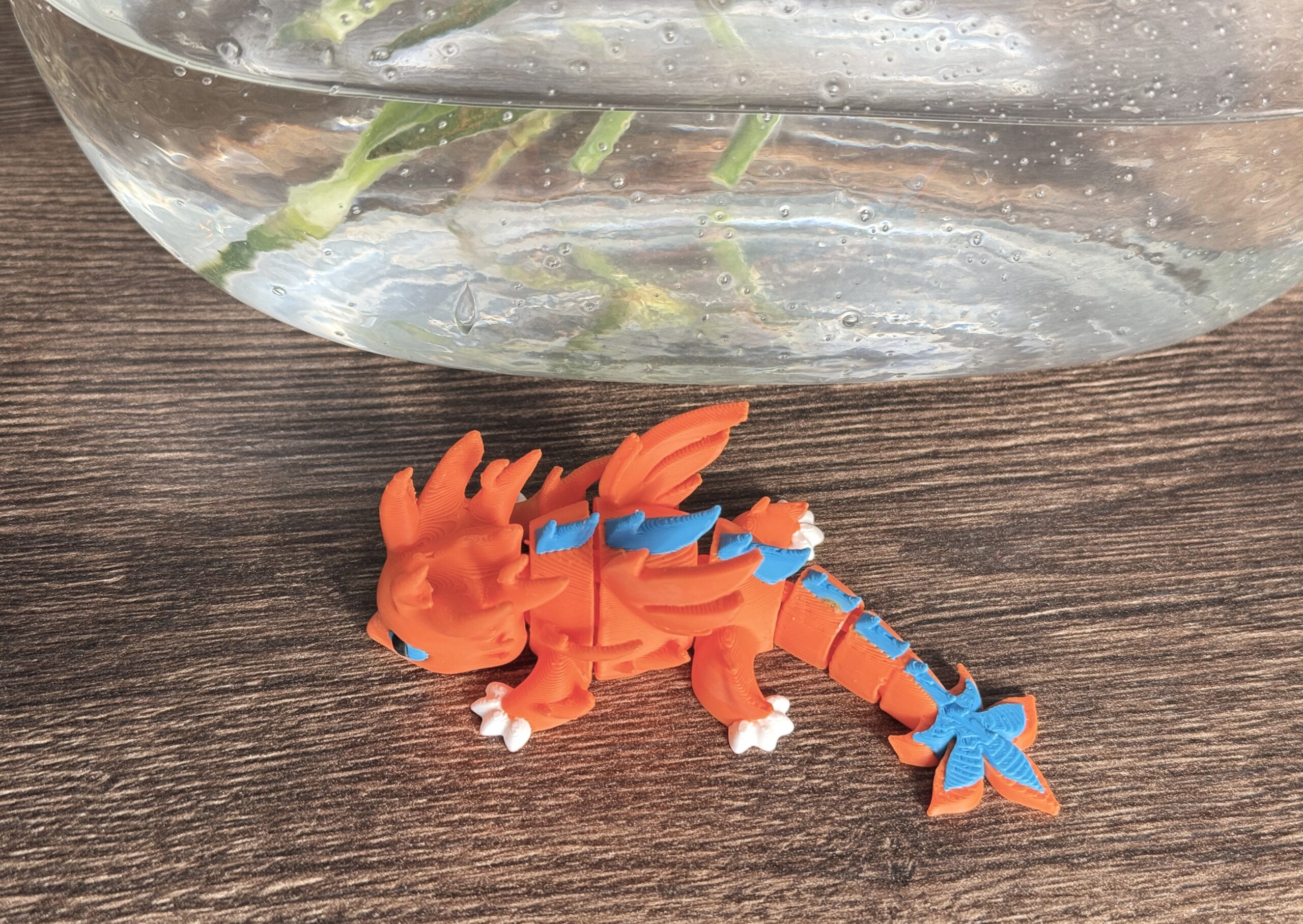 Blaze Ognisty Smok 3D – przegubowa figurka, ognisty smok z magnesem - obrazek 6