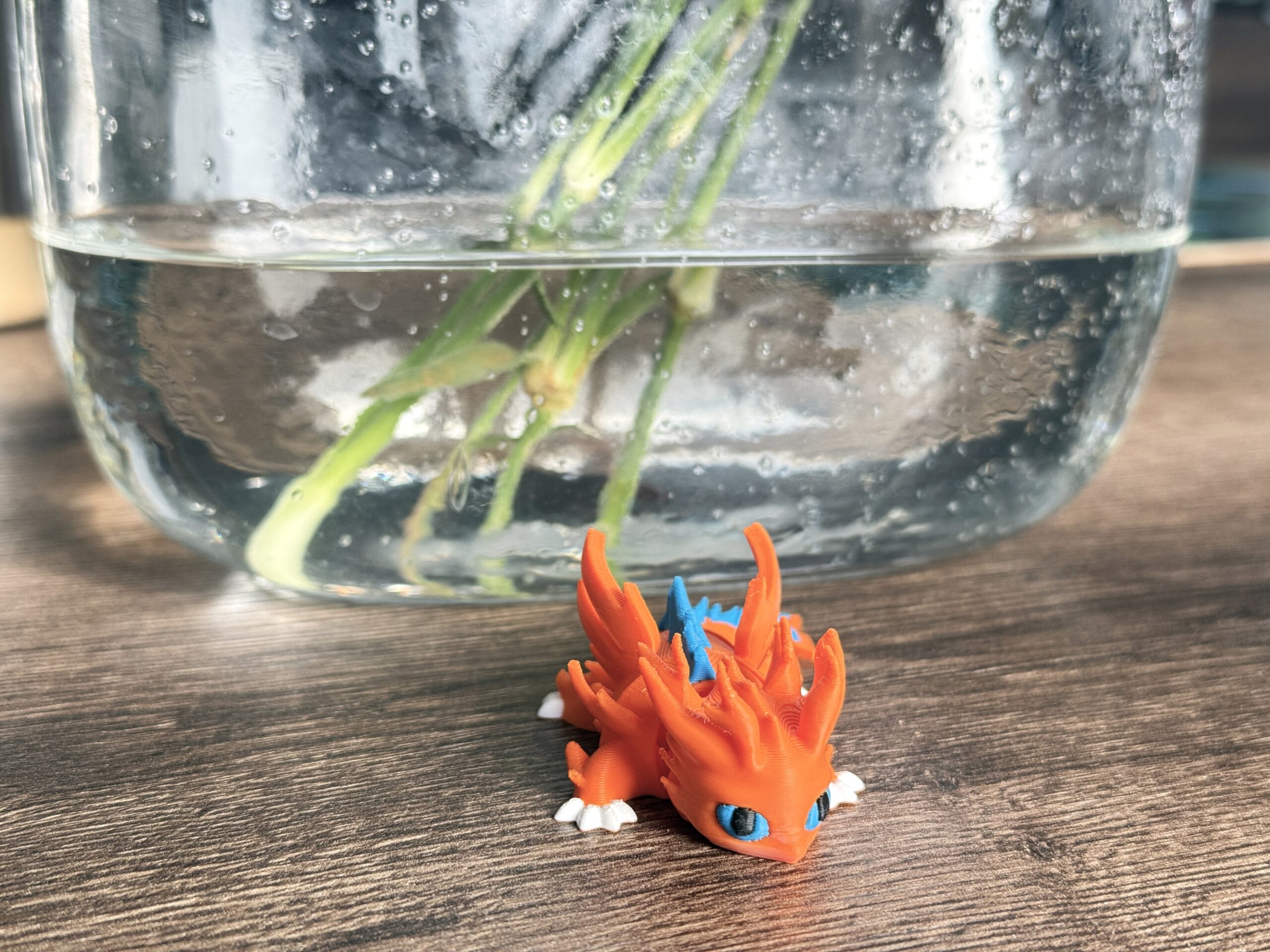 Blaze Ognisty Smok 3D – przegubowa figurka, ognisty smok z magnesem - obrazek 7