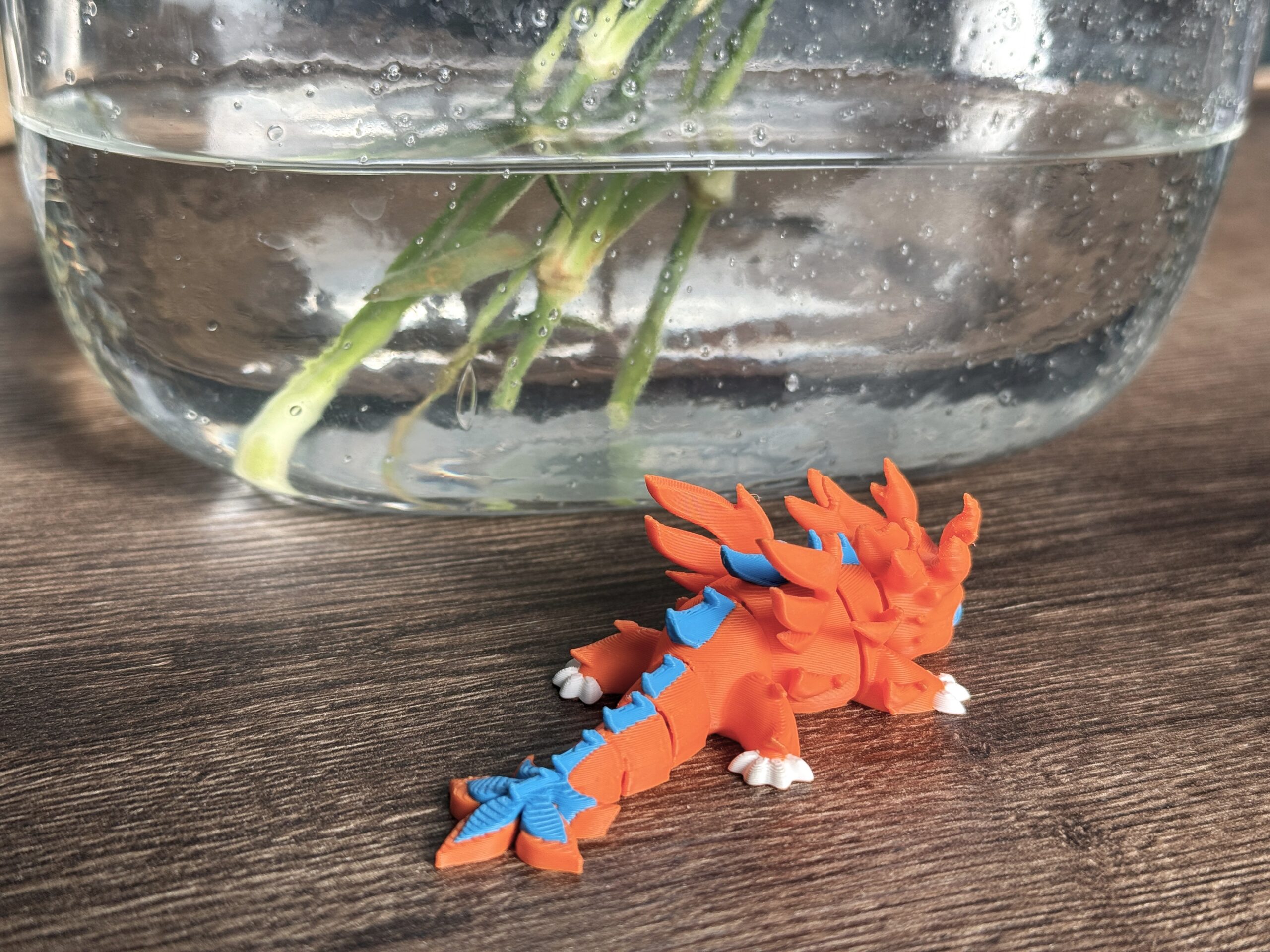 Blaze Ognisty Smok 3D – przegubowa figurka, ognisty smok z magnesem - obrazek 8