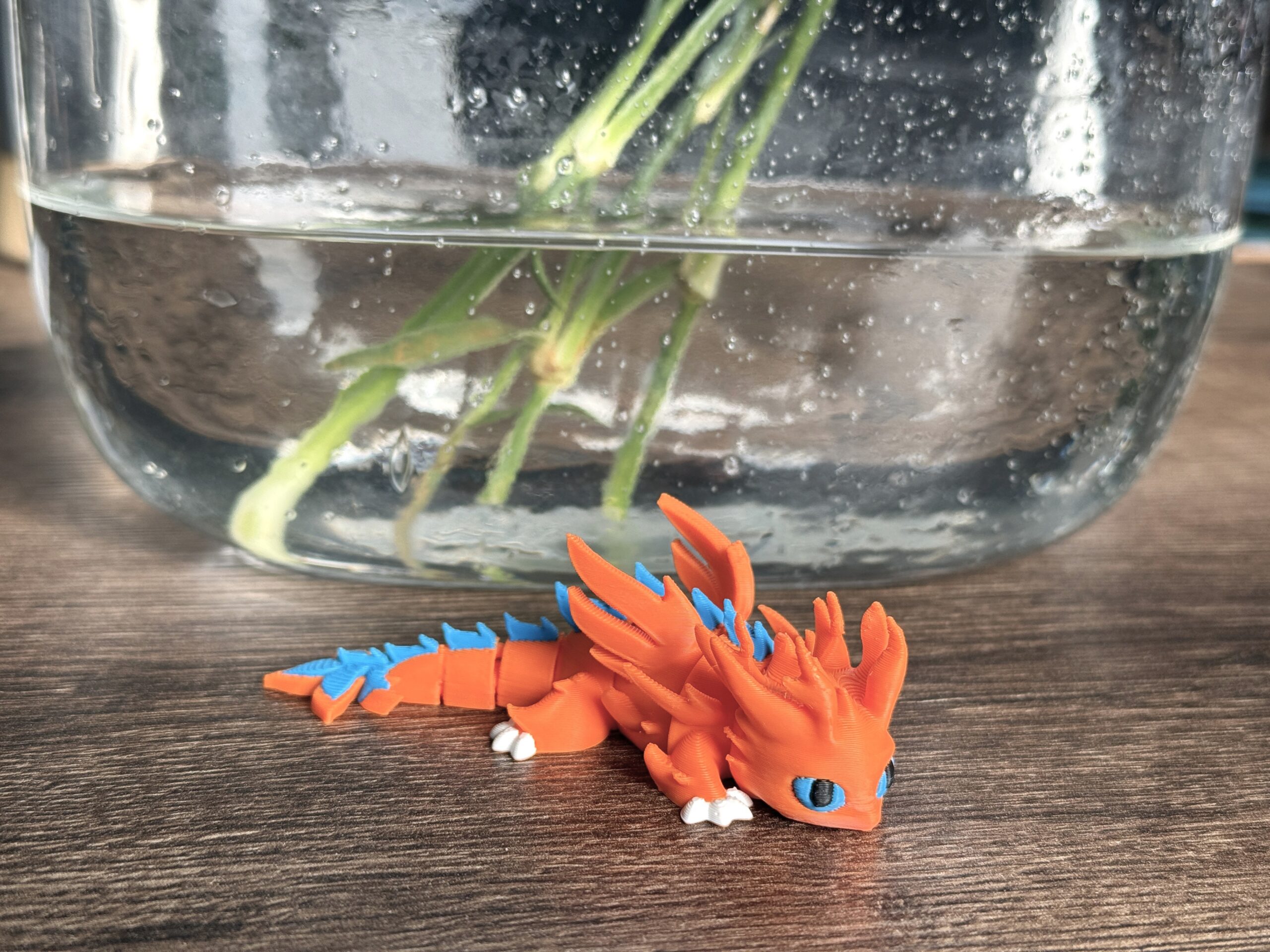 Blaze Ognisty Smok 3D – przegubowa figurka, ognisty smok z magnesem - obrazek 9