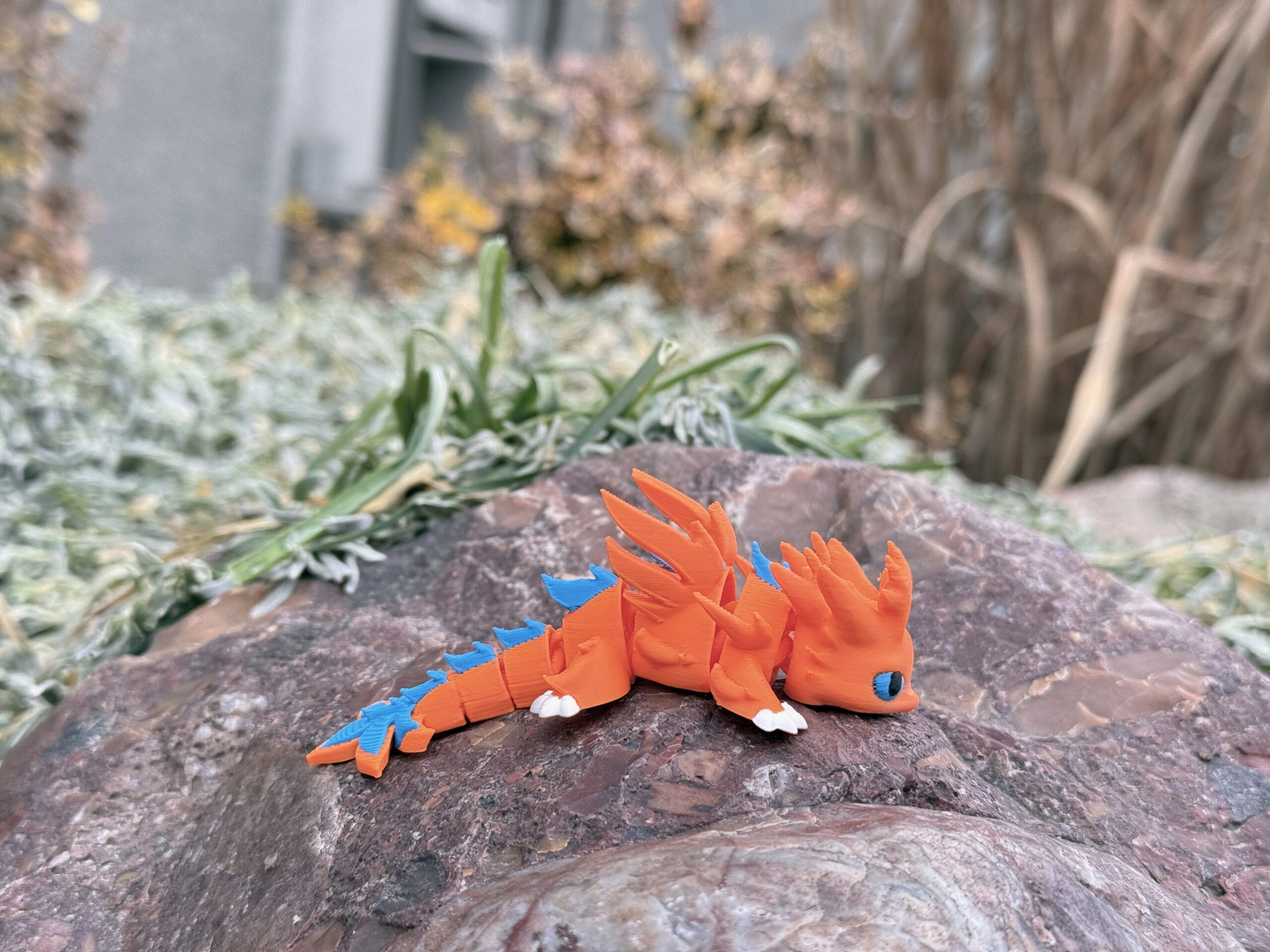 Blaze Ognisty Smok 3D – przegubowa figurka, ognisty smok z magnesem - obrazek 10