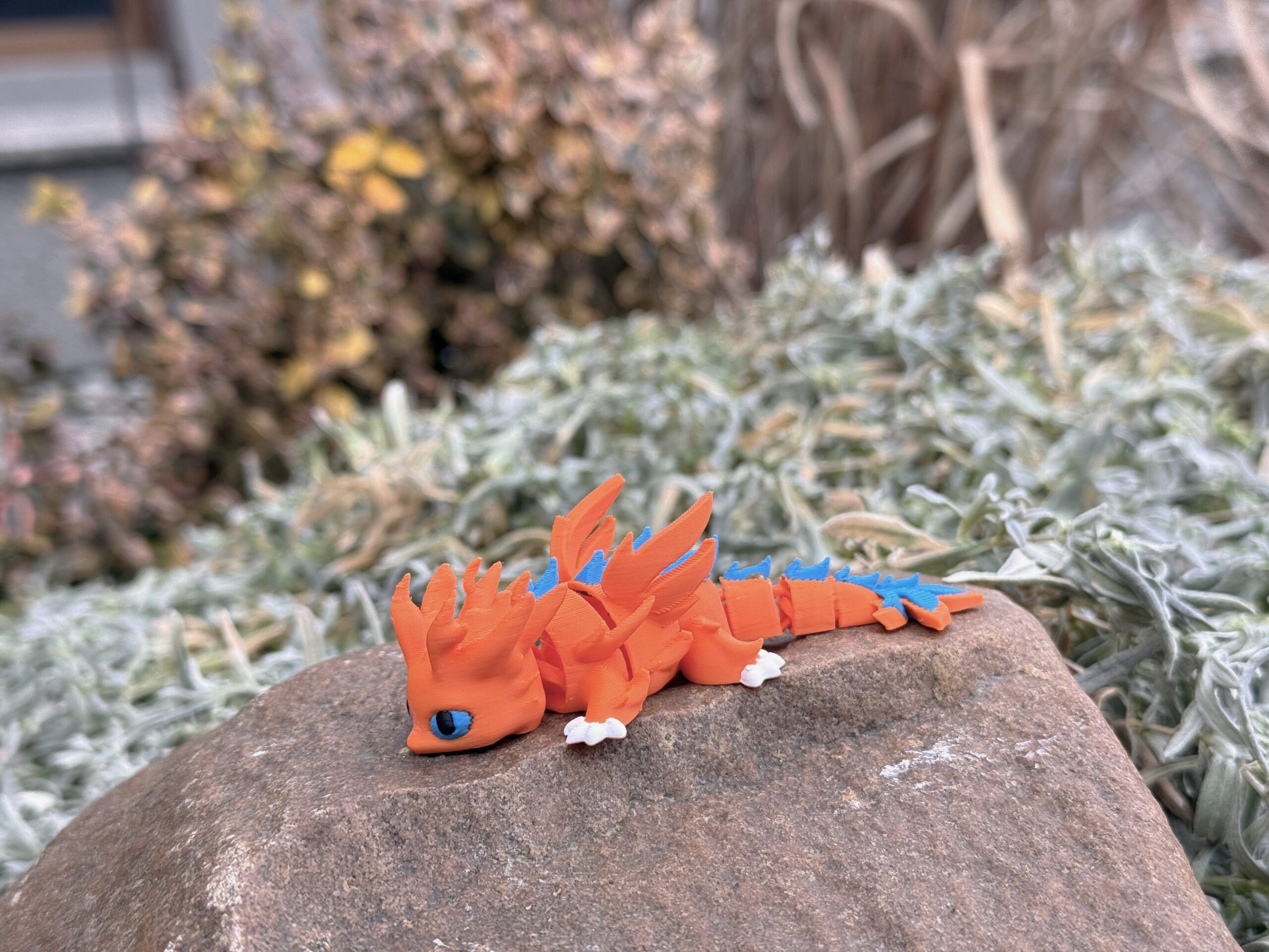 Blaze Ognisty Smok 3D – przegubowa figurka, ognisty smok z magnesem - obrazek 11