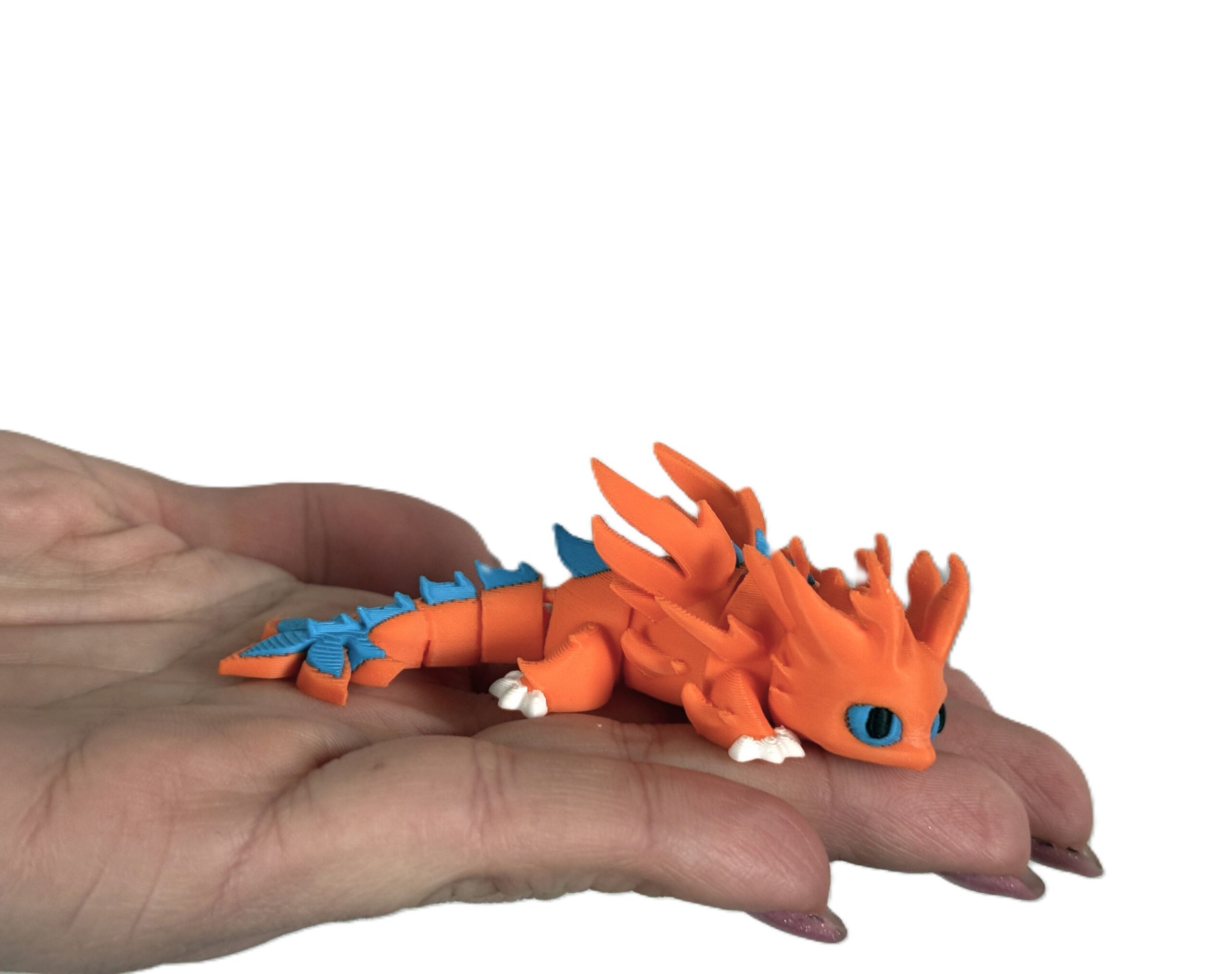 Blaze Ognisty Smok 3D – przegubowa figurka, ognisty smok z magnesem