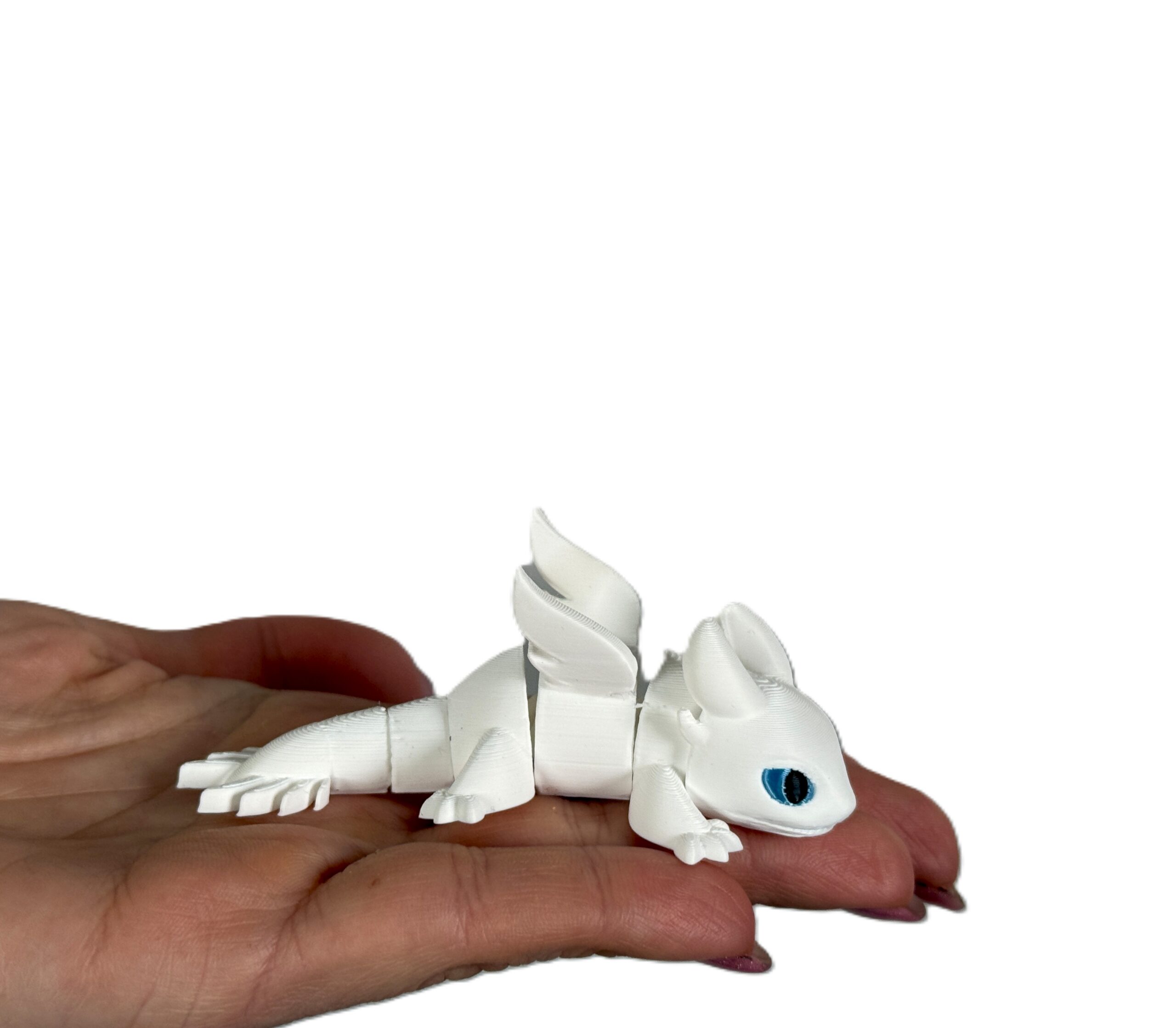 Biała Furia 3D – przegubowa figurka inspirowana „Jak wytresować smoka” - obrazek 3