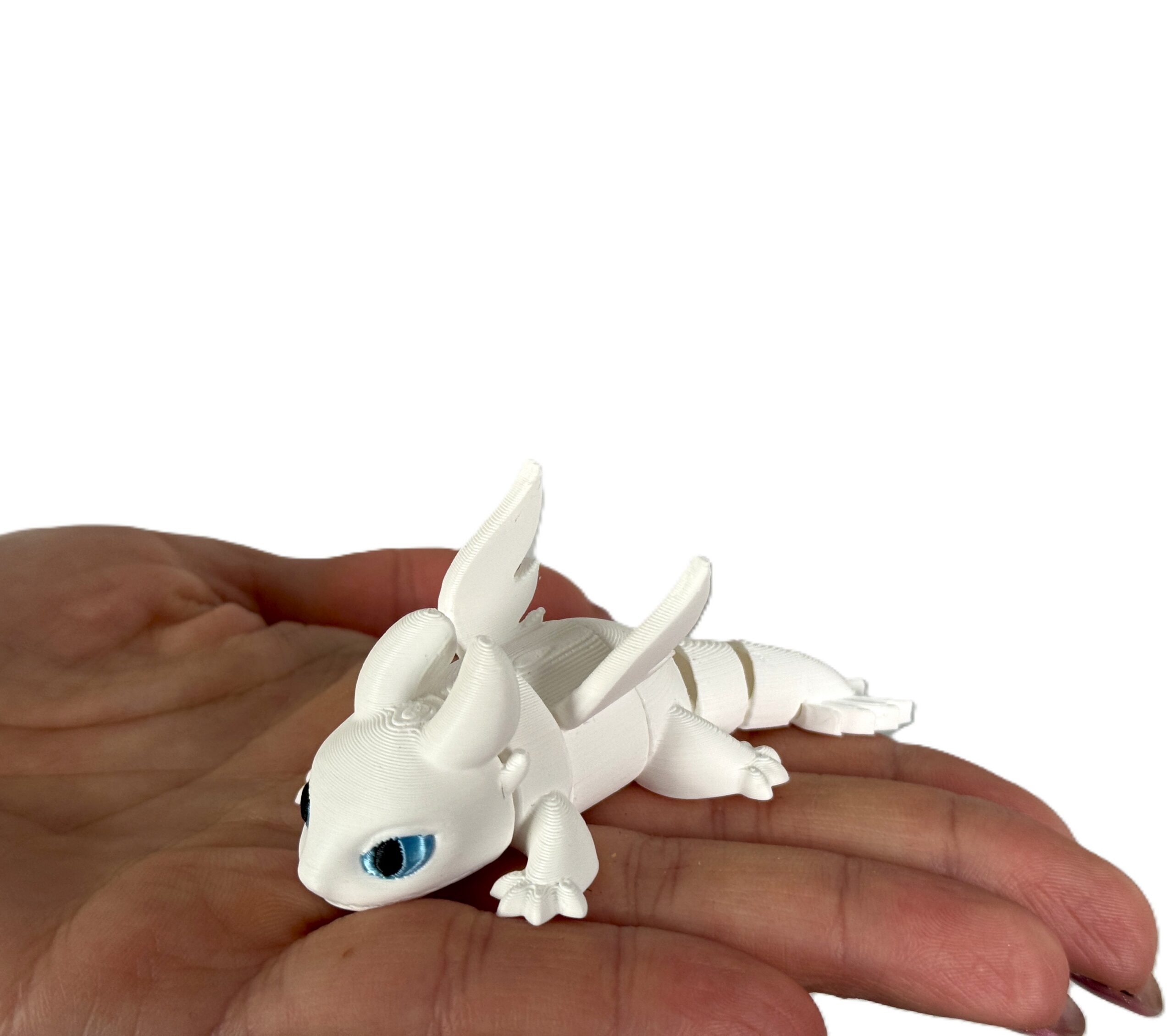 Biała Furia 3D – przegubowa figurka inspirowana „Jak wytresować smoka” - obrazek 2