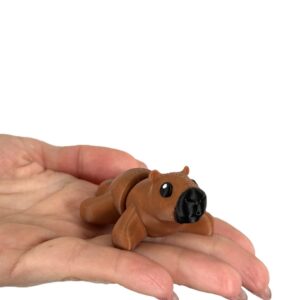 Mini Kapibara 3D – przegubowa, ruchoma figurka o spokojnej sylwetce