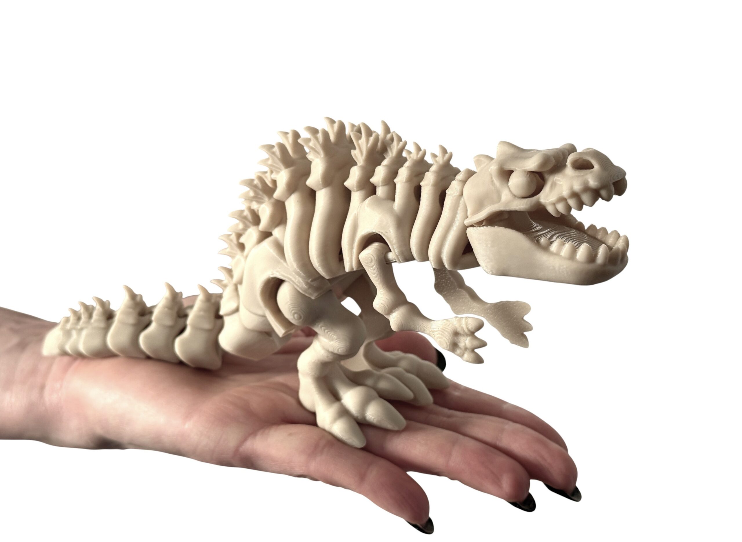 Godzilla 3D – szkielet legendarnego tytana, ruchoma figurka 3D z otwieraną paszczą