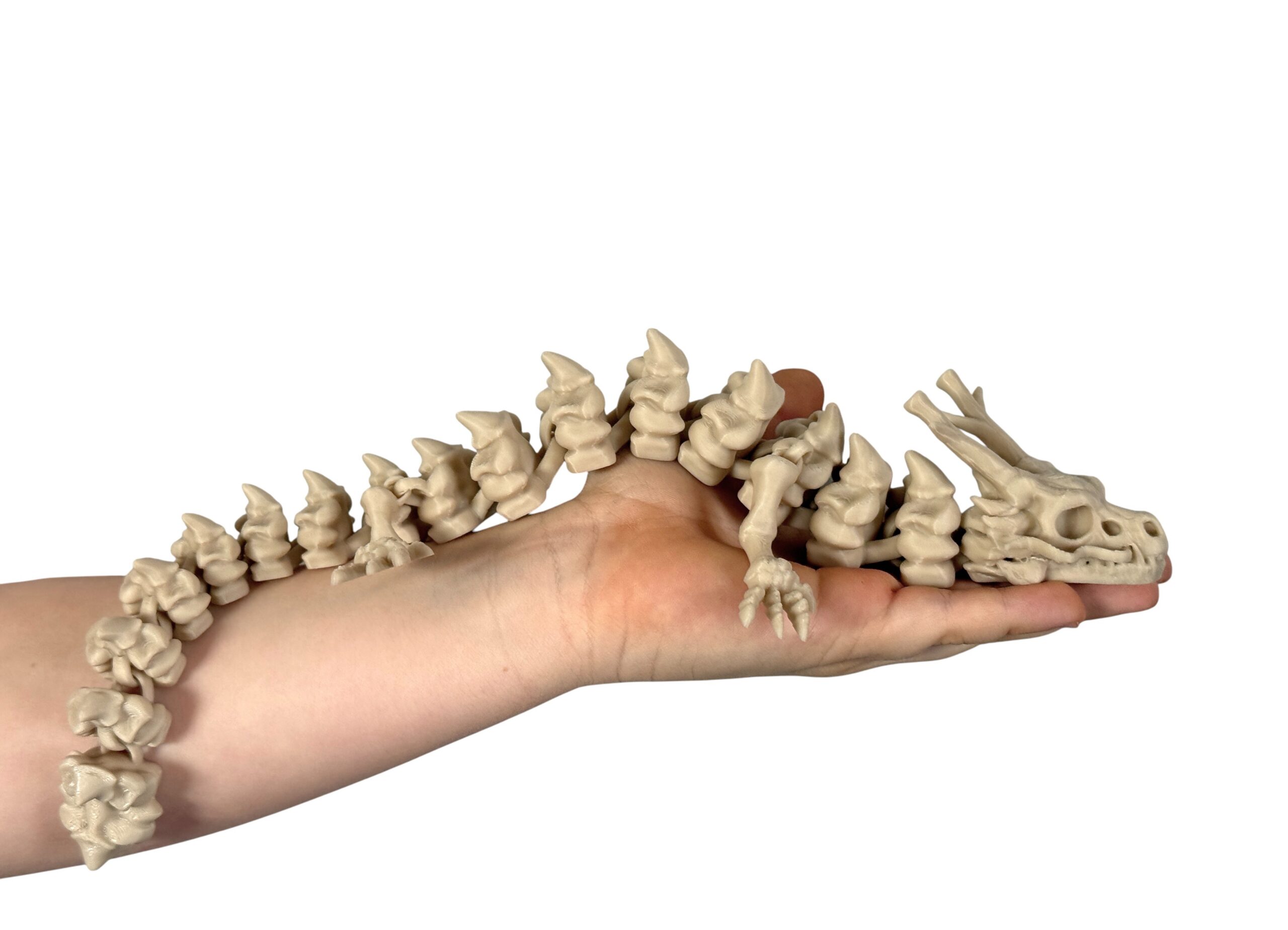 Smok chiński 3D – szkielet legendarnego strażnika, przegubowa figurka - obrazek 2