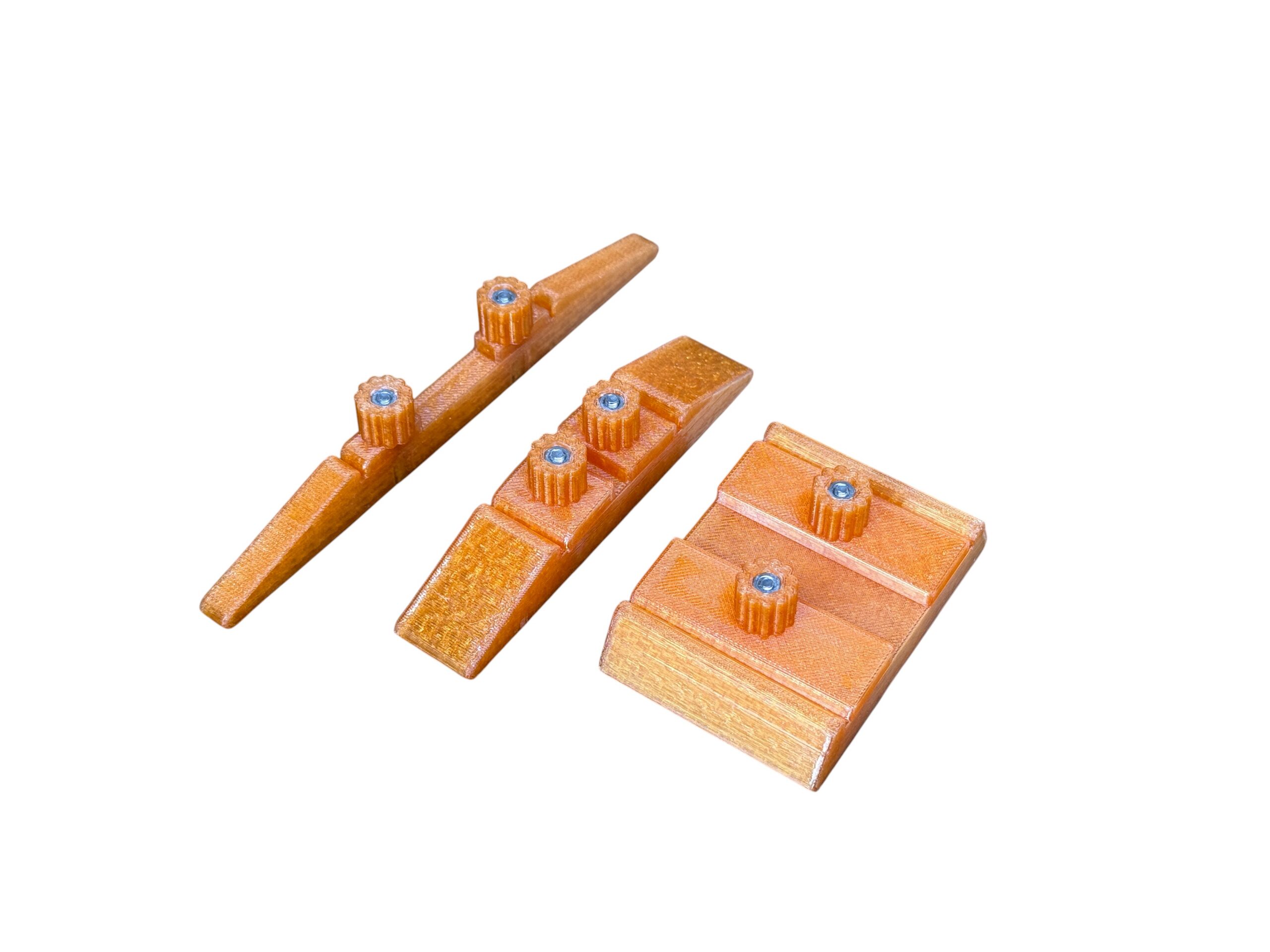 Zestaw 3 uchwytów na papier i płótno ścierne – narzędzie do szlifowania, modelarstwo, DIY