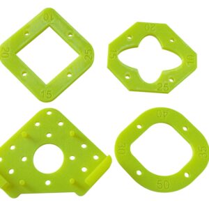 Szablon / wzornik do frezowania narożników 12w1 / 10-50 mm