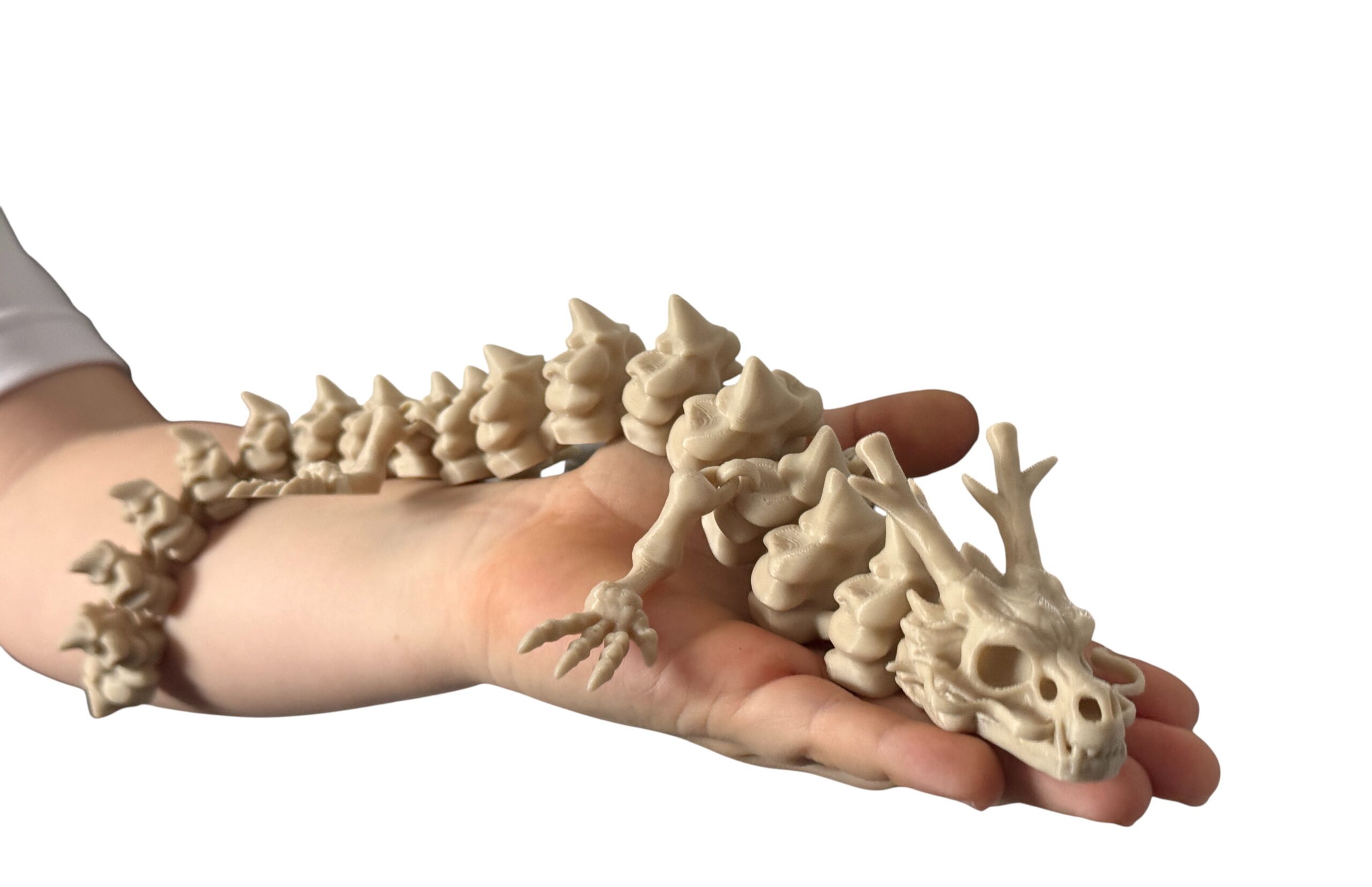 Smok chiński 3D – szkielet legendarnego strażnika, przegubowa figurka - obrazek 3