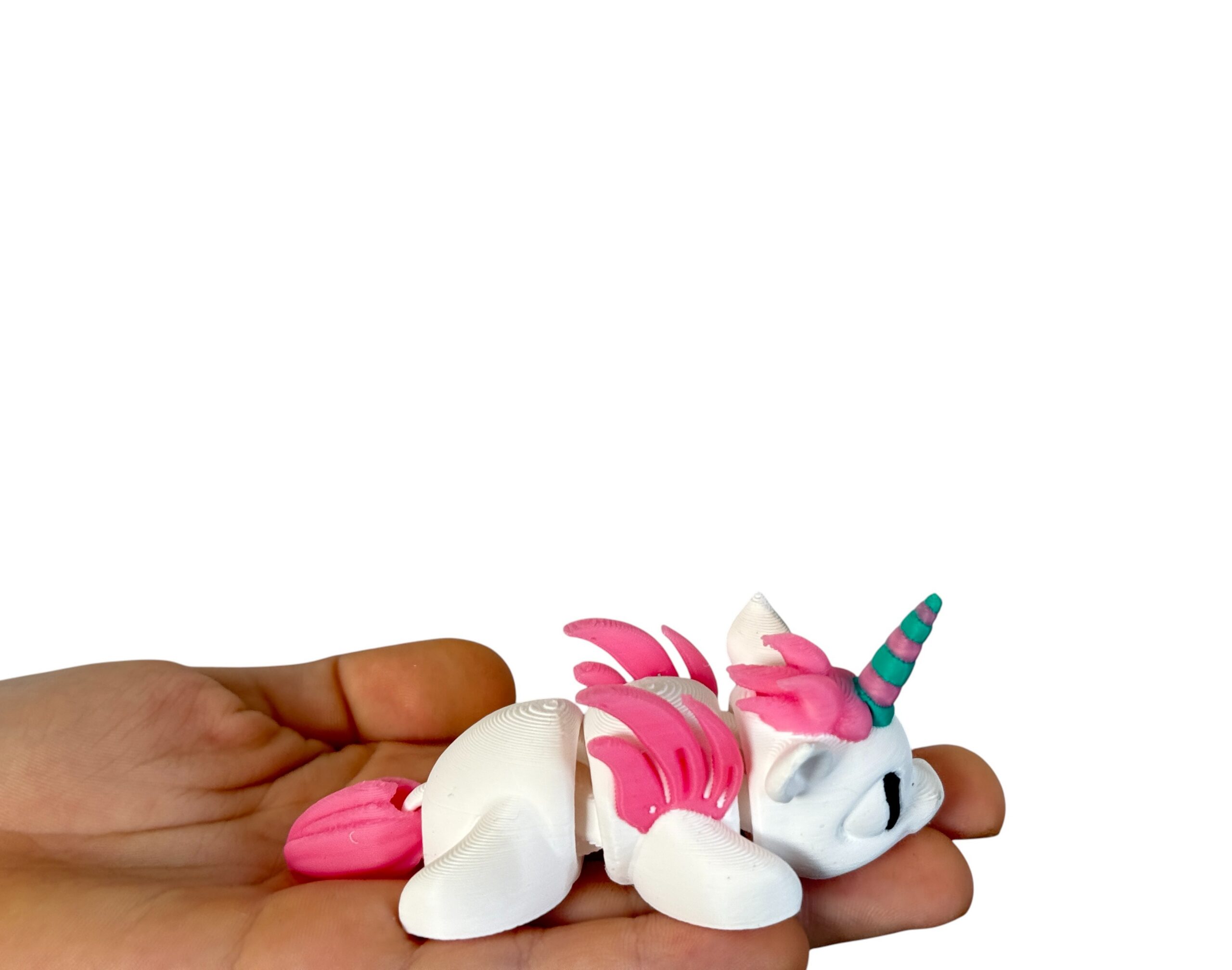 Jednorożec Mini 3D – bajkowa figurka | ruchoma | przegubowa konstrukcja - obrazek 2