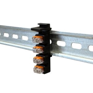 WAGO 221-412 adapter montażowy na szynę DIN 35 mm, 4 złączki