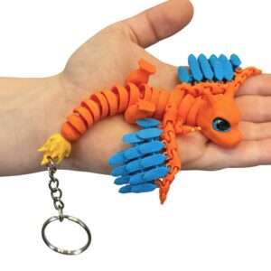 Charizard Baby 3D – przegubowa figurka i brelok z ruchomymi przegubami, zabawka