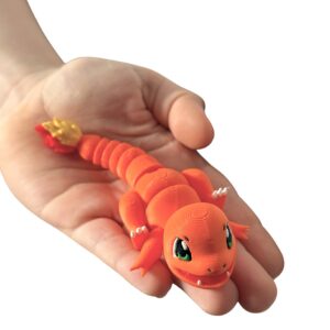 Charmander 3D – uroczy Pokémon | ruchoma figurka | ognisty wojownik