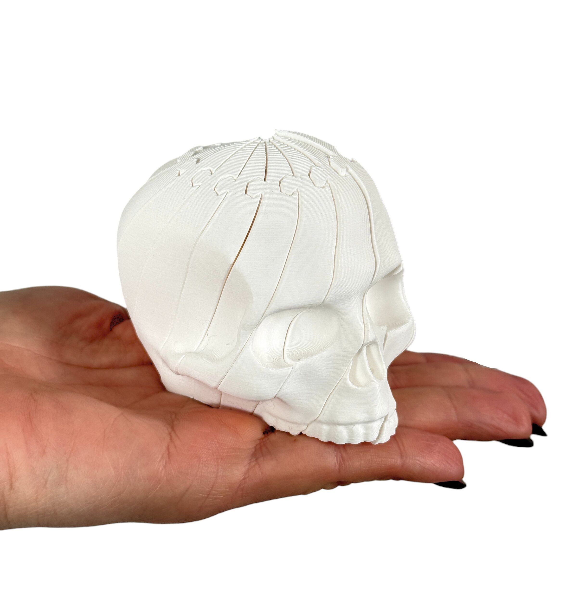 Czaszka Fidget XL 3D– płynny, ruchomy gadżet relaksacyjny, antystresowy, zabawka - obrazek 2