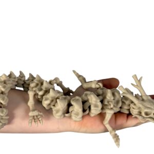 Smok chiński 3D – szkielet legendarnego strażnika, przegubowa figurka