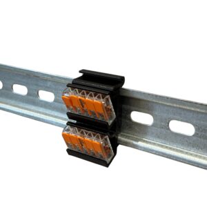 WAGO 221-415 adapter montażowy na szynę DIN 35 mm, 2 złączki