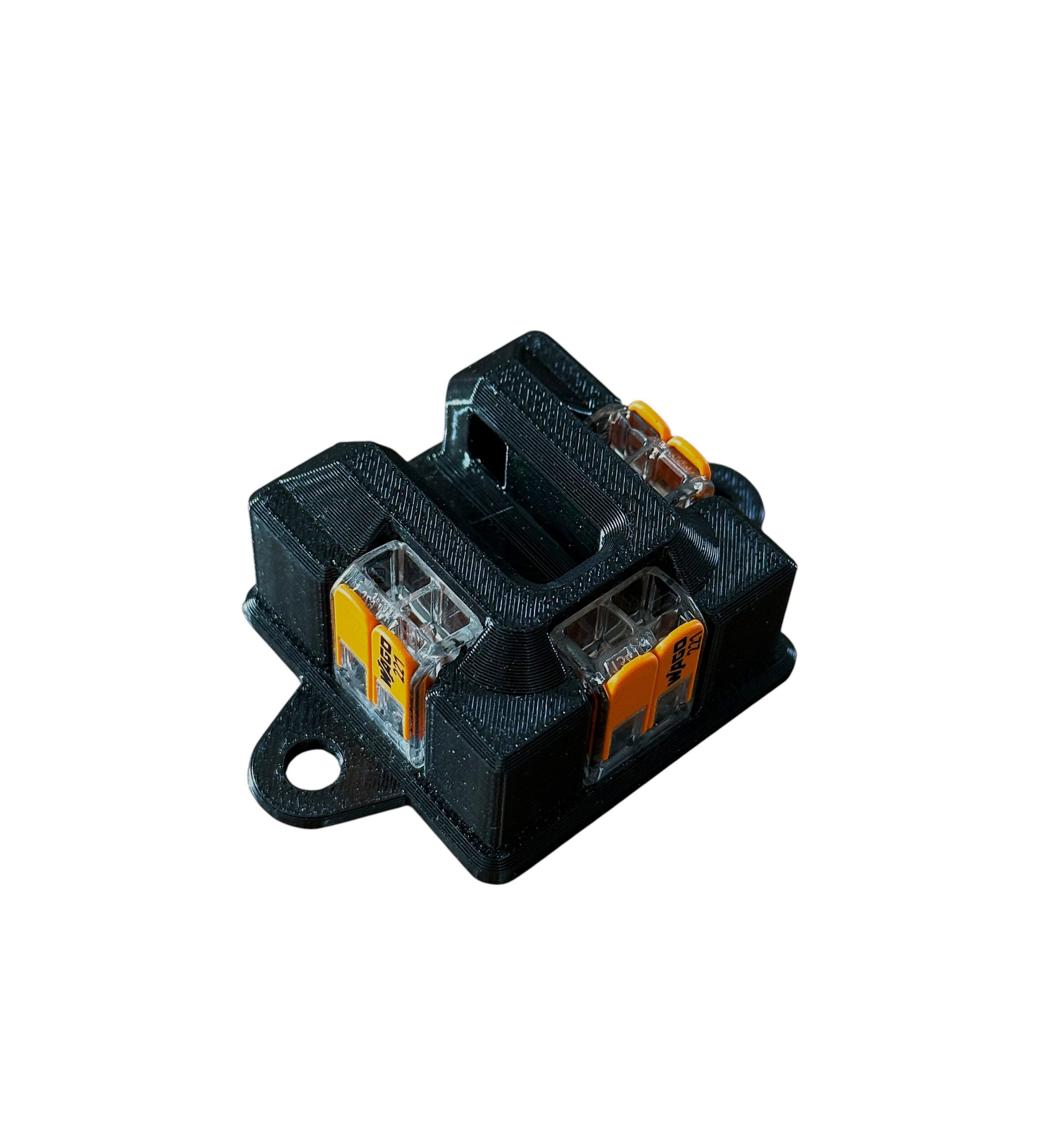 Blok rozdzielczy do kostek WAGO 221-412 – solidny uchwyt 3-sekcyjny