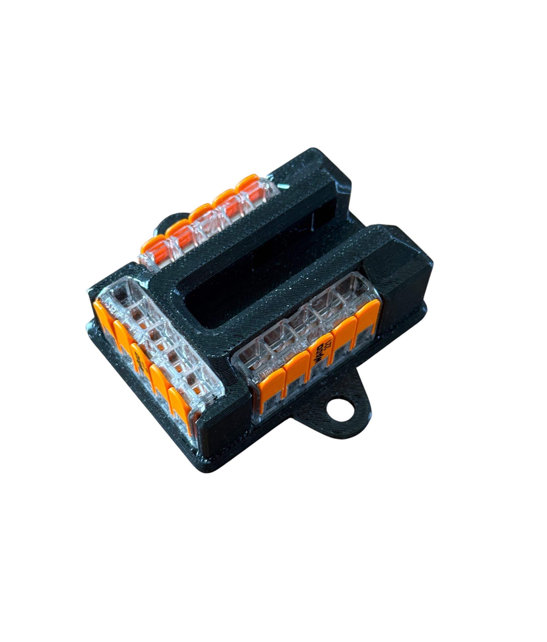 Blok rozdzielczy do kostek WAGO 221-415 – solidny uchwyt 3-sekcyjny