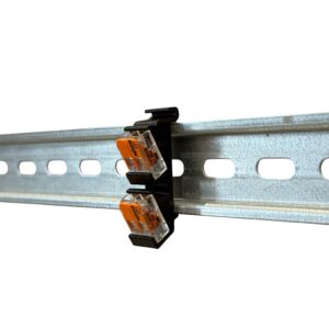 WAGO 221-412 adapter montażowy na szynę DIN 35 mm, 2 złączki