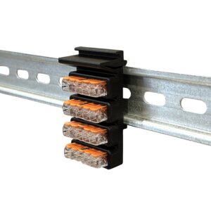 WAGO 221-415 adapter montażowy na szynę DIN 35 mm, 4 złączki