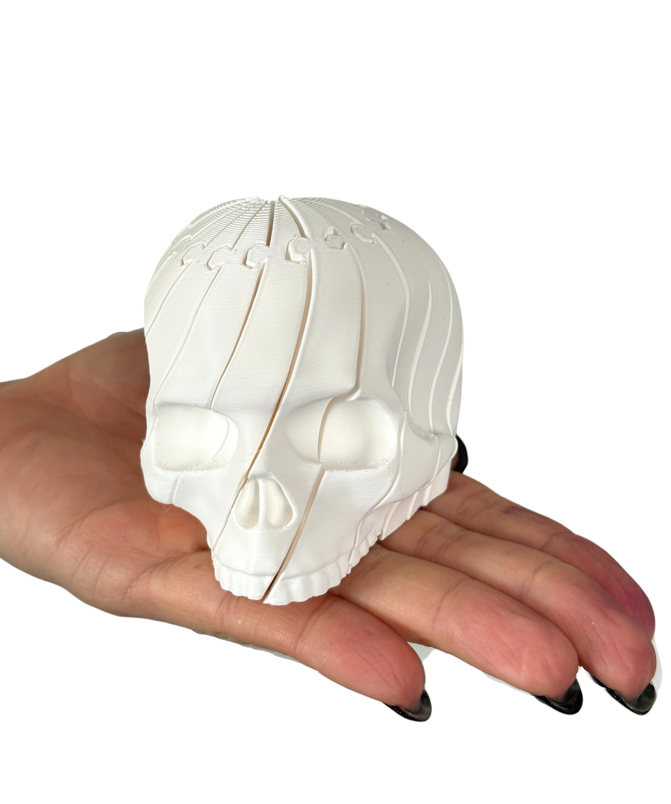 Czaszka Fidget XL 3D– płynny, ruchomy gadżet relaksacyjny, antystresowy, zabawka