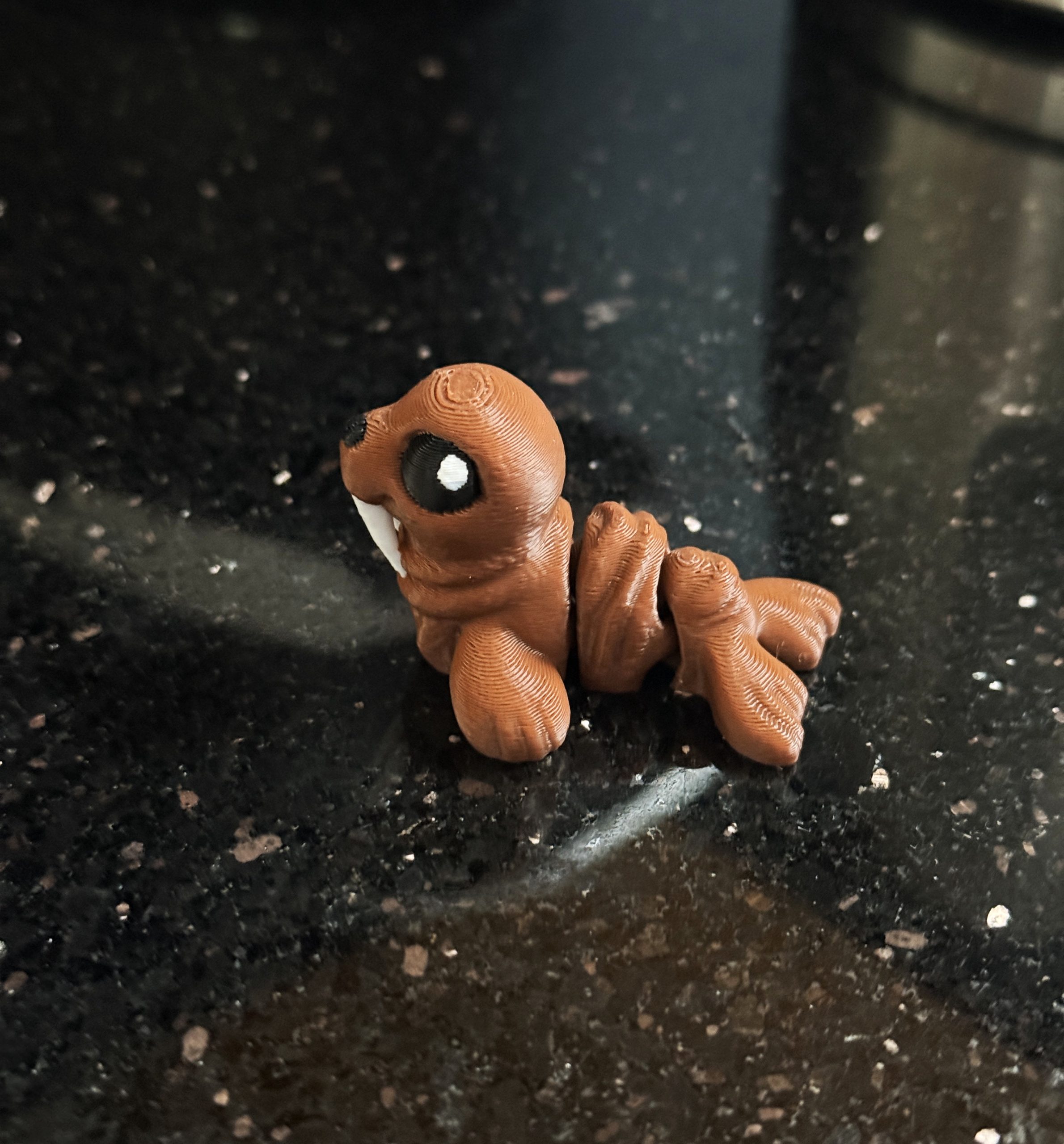 Słodki Mors Arktyczny Minimals 3D – przegubowa, ruchoma mini figurka, zabawka - obrazek 5