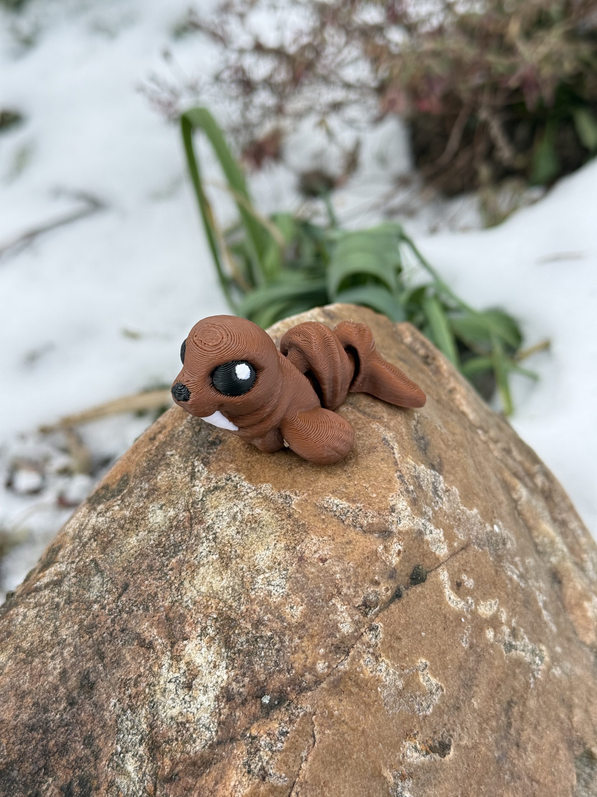 Słodki Mors Arktyczny Minimals 3D – przegubowa, ruchoma mini figurka, zabawka - obrazek 11