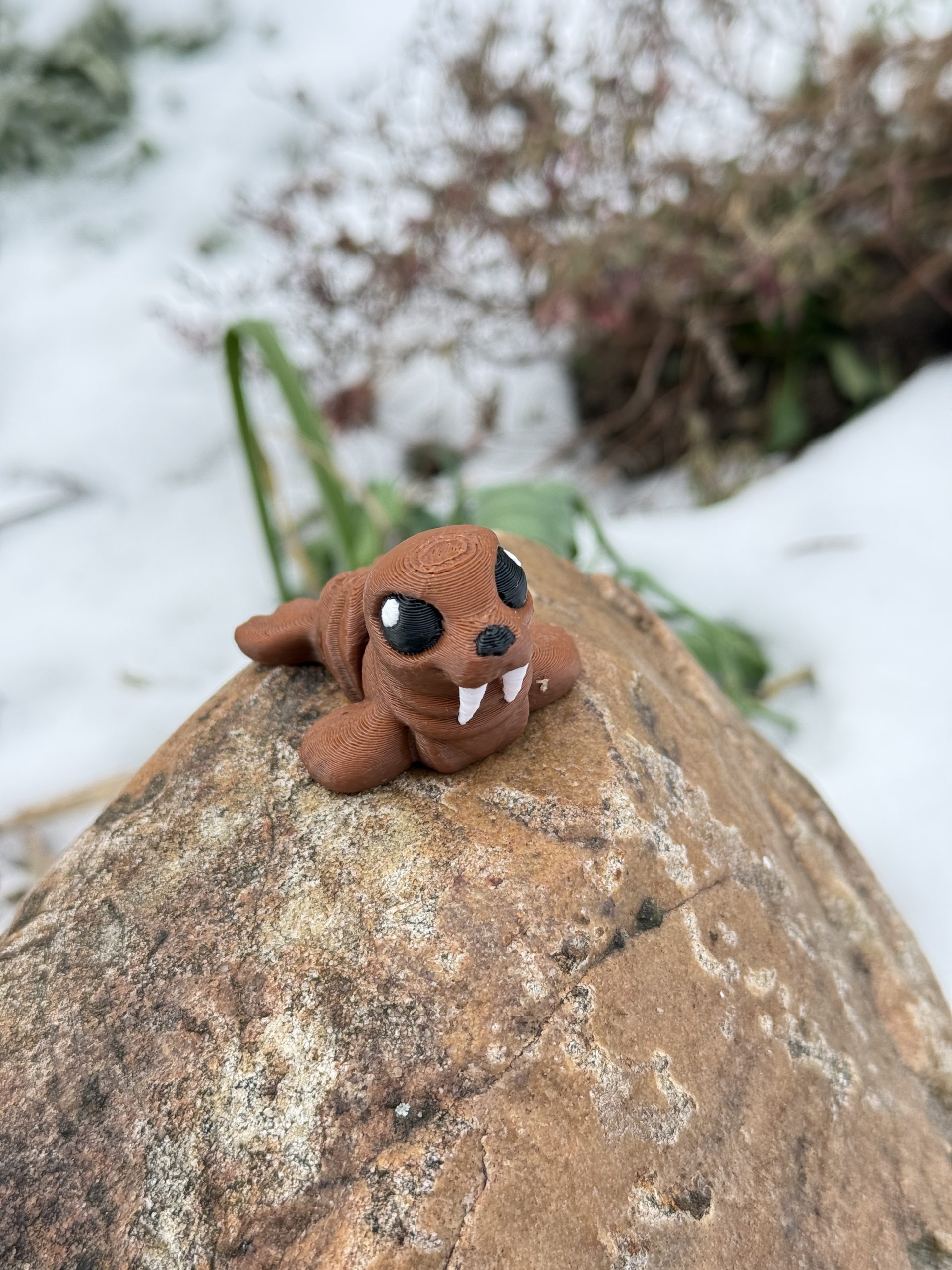 Słodki Mors Arktyczny Minimals 3D – przegubowa, ruchoma mini figurka, zabawka - obrazek 12