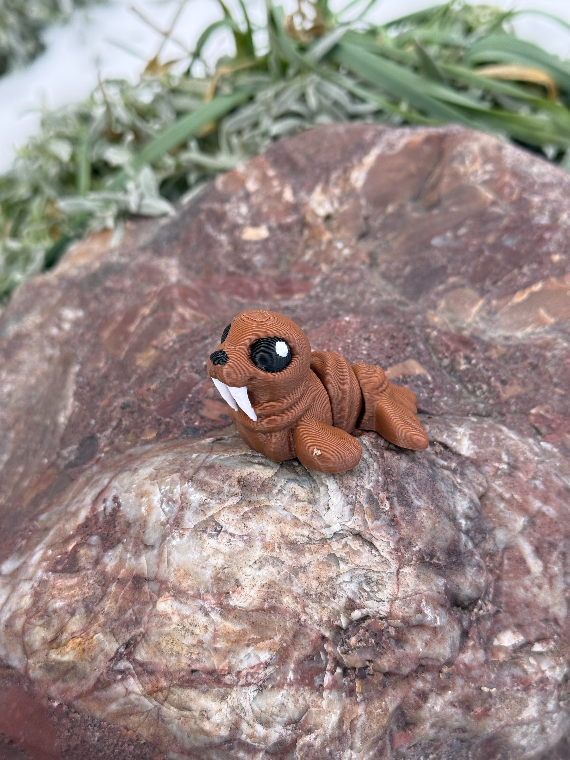 Słodki Mors Arktyczny Minimals 3D – przegubowa, ruchoma mini figurka, zabawka - obrazek 15