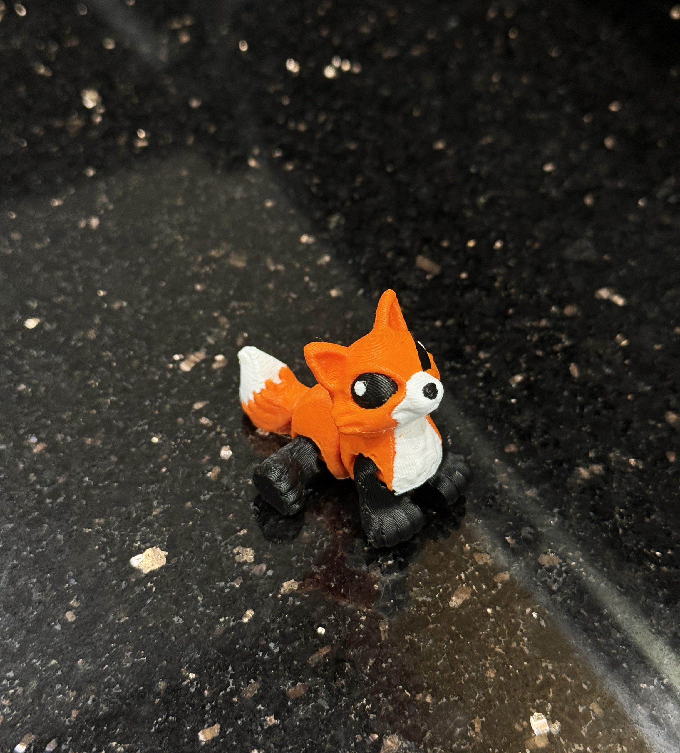 Słodki Lis, Lisek Minimals 3D – ruchoma mini figurka, kolekcja, zabawka - obrazek 5