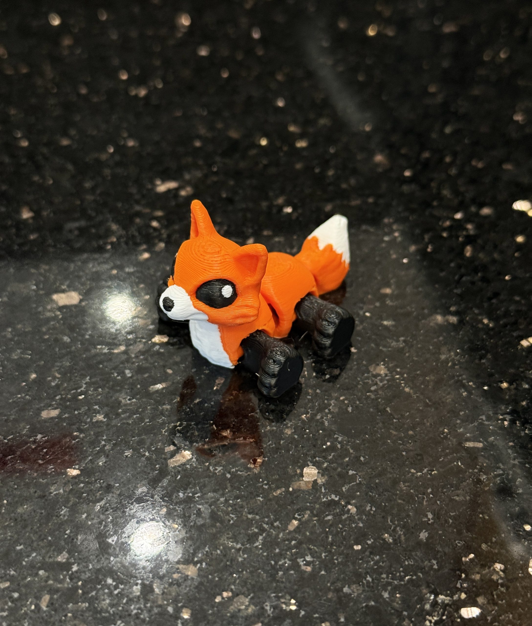 Słodki Lis, Lisek Minimals 3D – ruchoma mini figurka, kolekcja, zabawka - obrazek 7