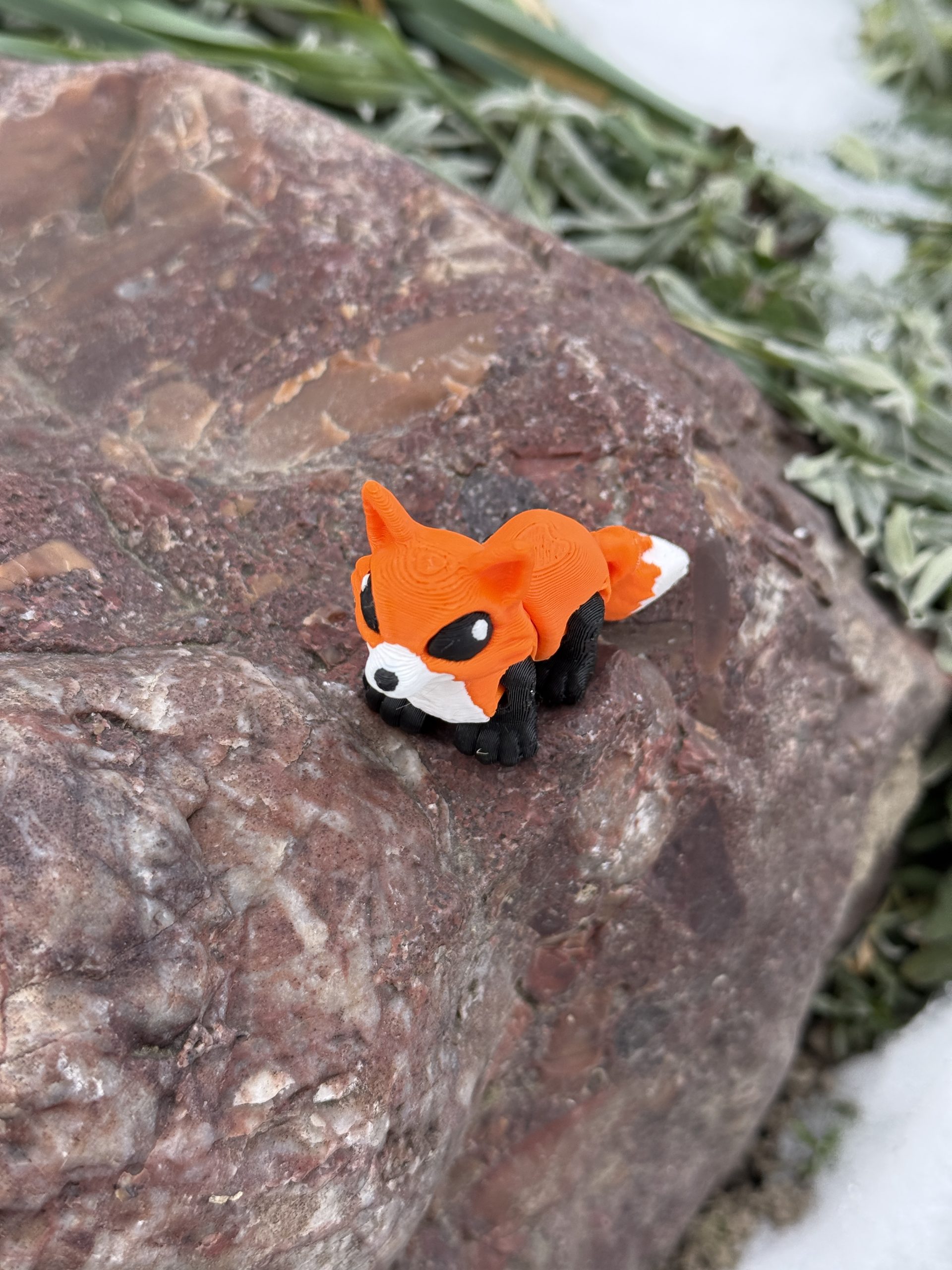 Słodki Lis, Lisek Minimals 3D – ruchoma mini figurka, kolekcja, zabawka - obrazek 9