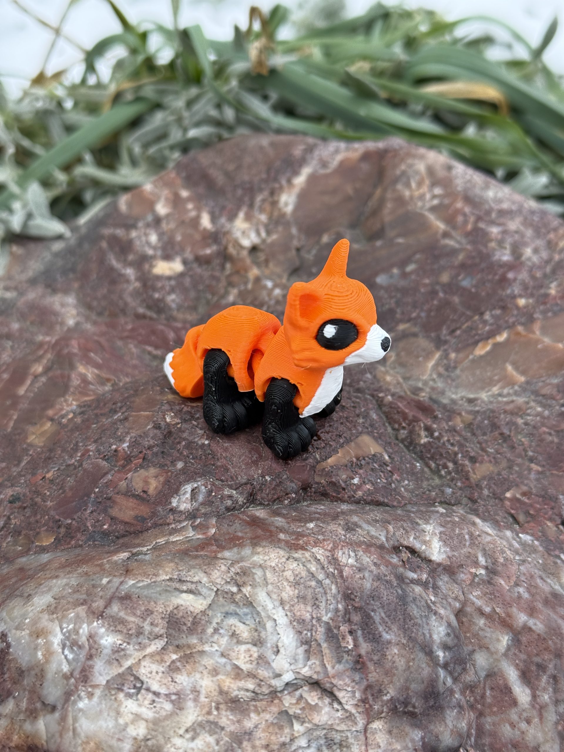 Słodki Lis, Lisek Minimals 3D – ruchoma mini figurka, kolekcja, zabawka - obrazek 10