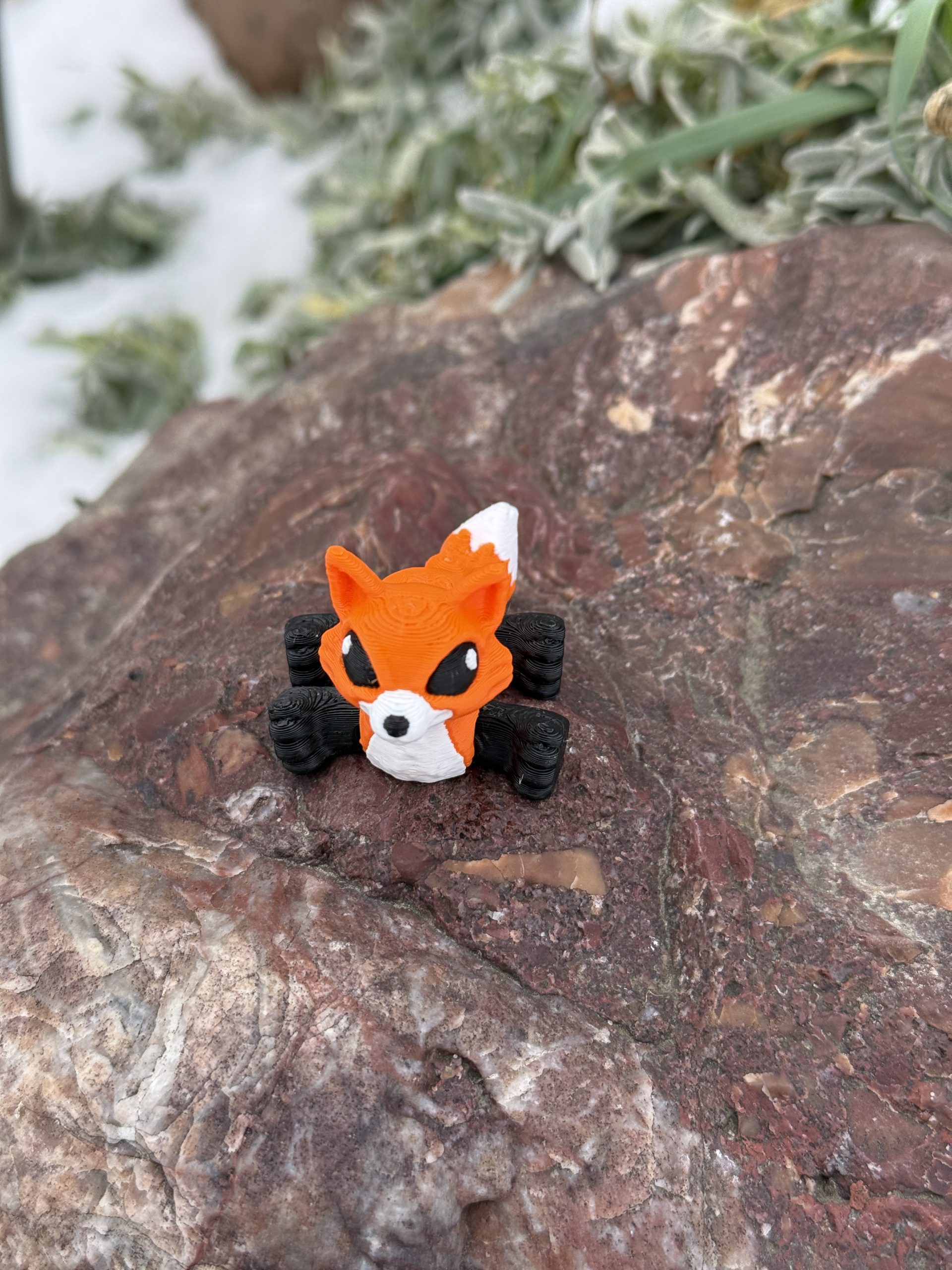 Słodki Lis, Lisek Minimals 3D – ruchoma mini figurka, kolekcja, zabawka - obrazek 12