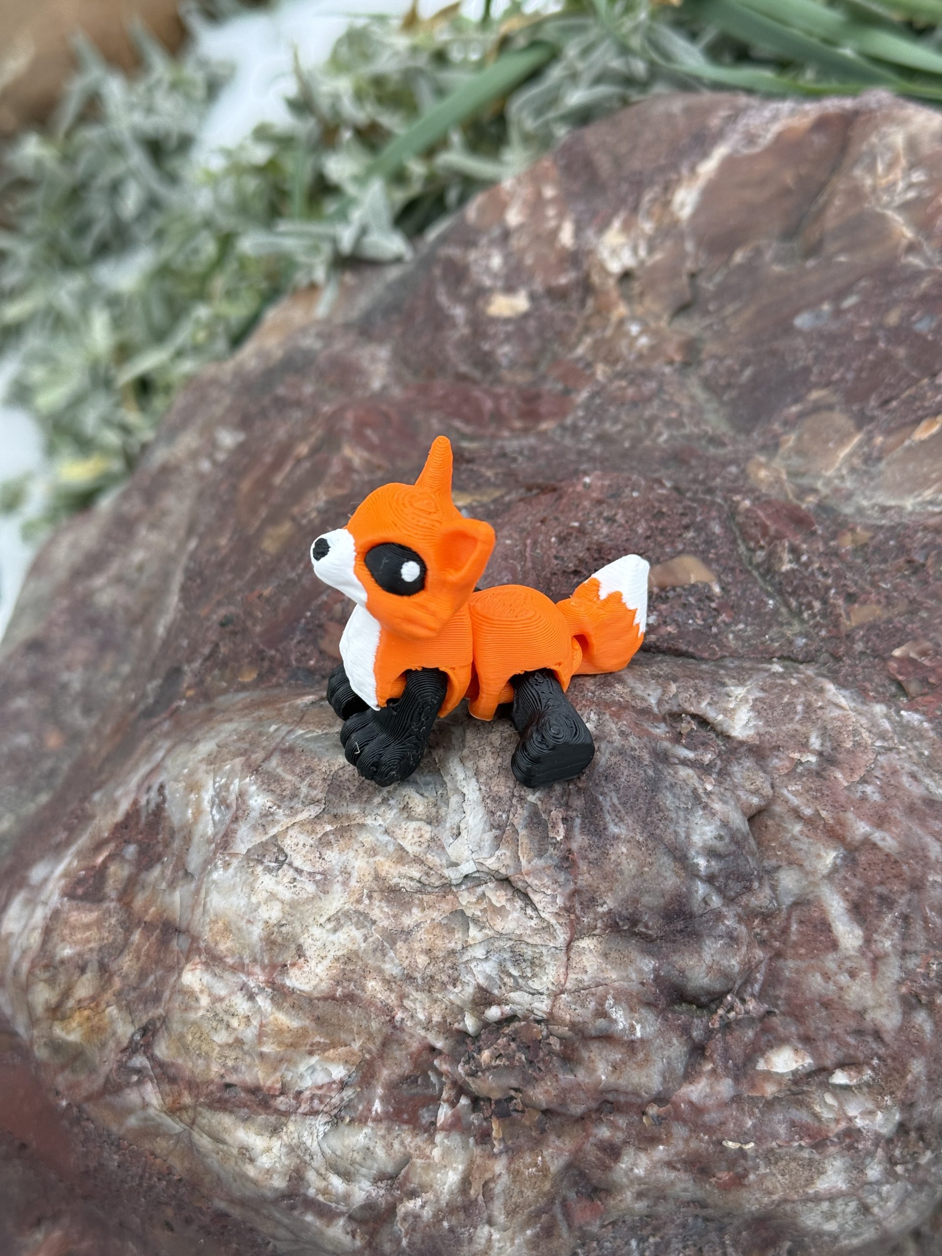 Słodki Lis, Lisek Minimals 3D – ruchoma mini figurka, kolekcja, zabawka - obrazek 16