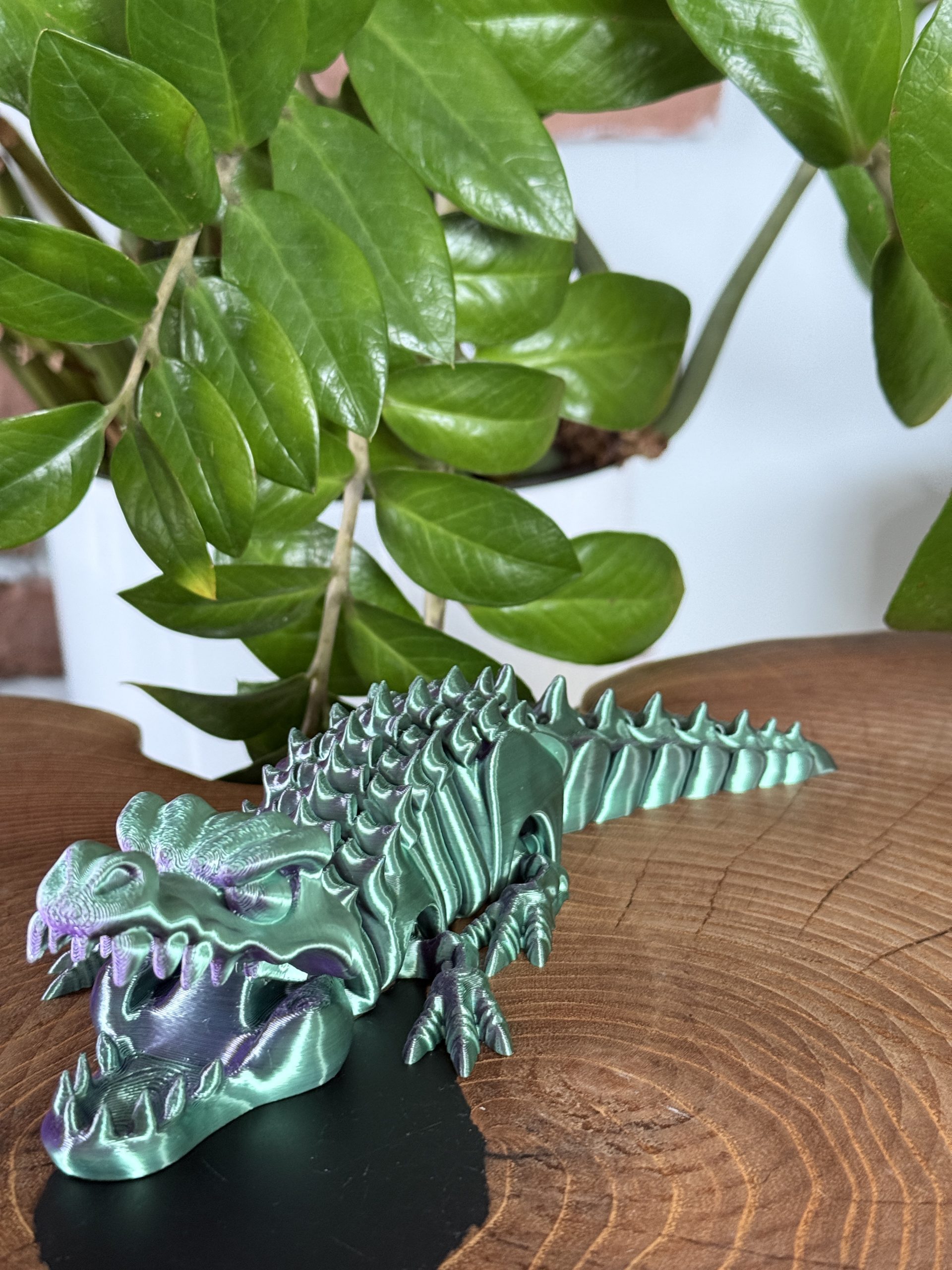 Krokodyl 3D – szkielet pradawnego drapieżnika | przegubowa, ruchoma figurka z otwieraną paszczą - obrazek 6