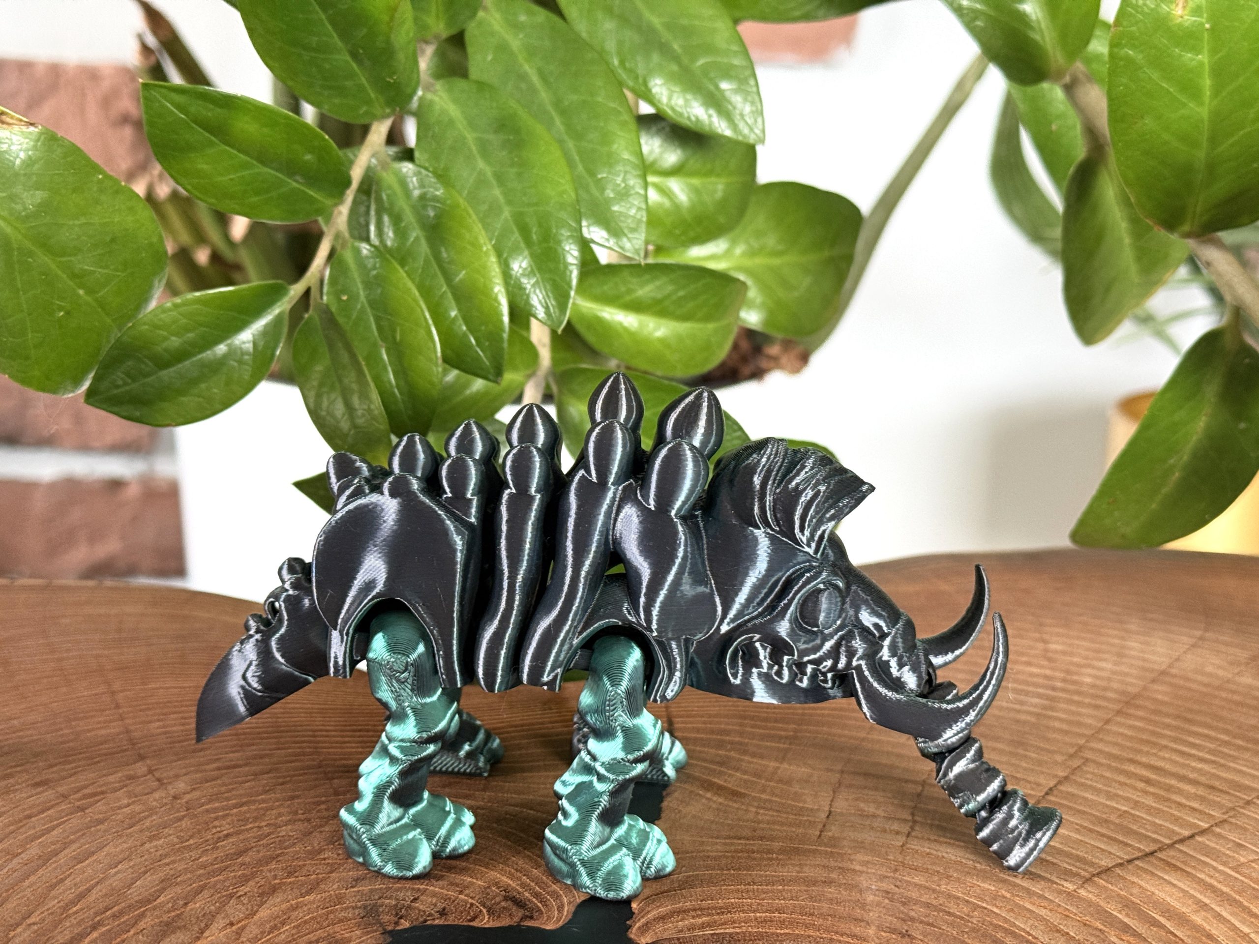 Mamut – szkielet epoki lodowcowej | przegubowa figurka 3D z ruchomą trąbą - obrazek 4