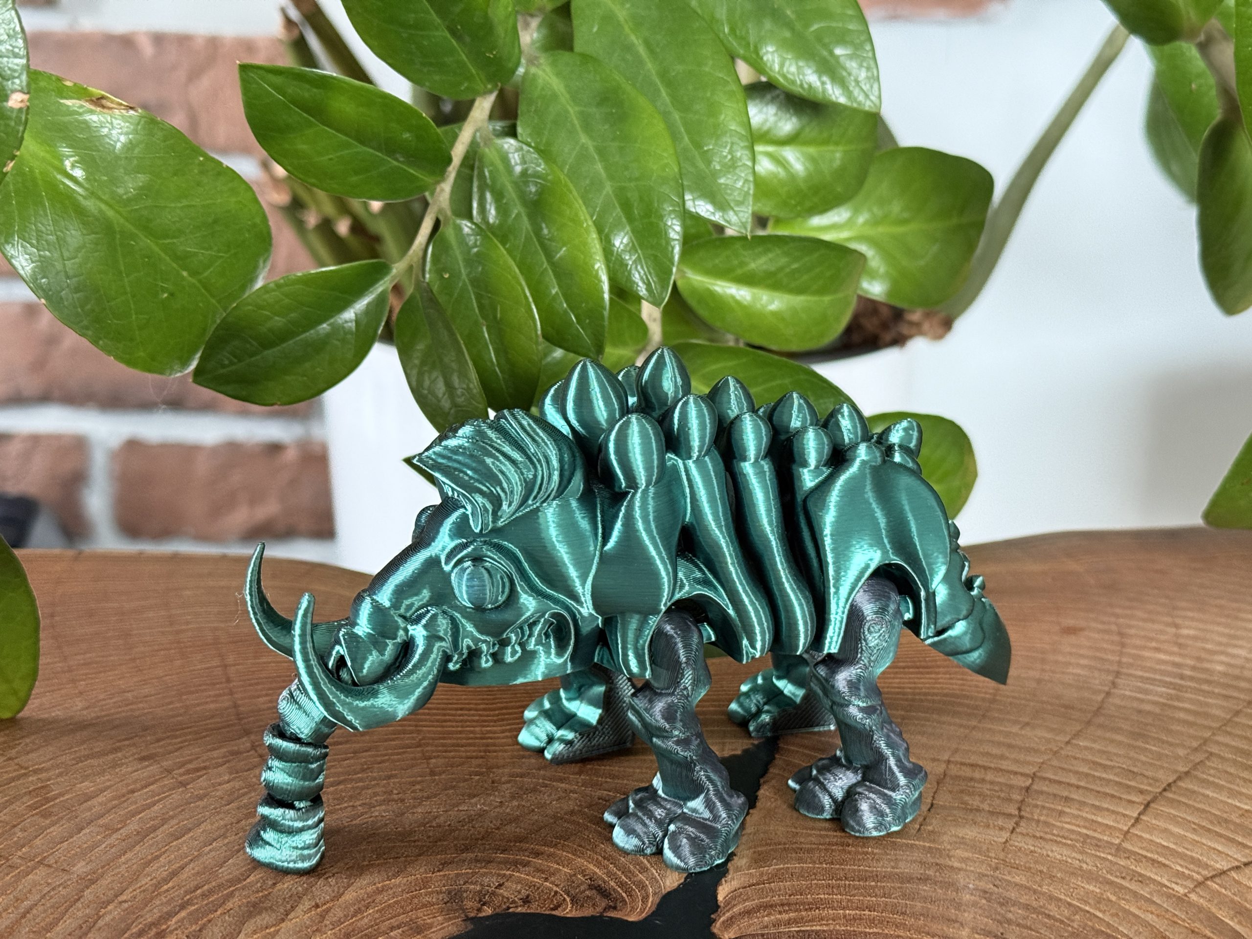 Mamut – szkielet epoki lodowcowej | przegubowa figurka 3D z ruchomą trąbą - obrazek 5