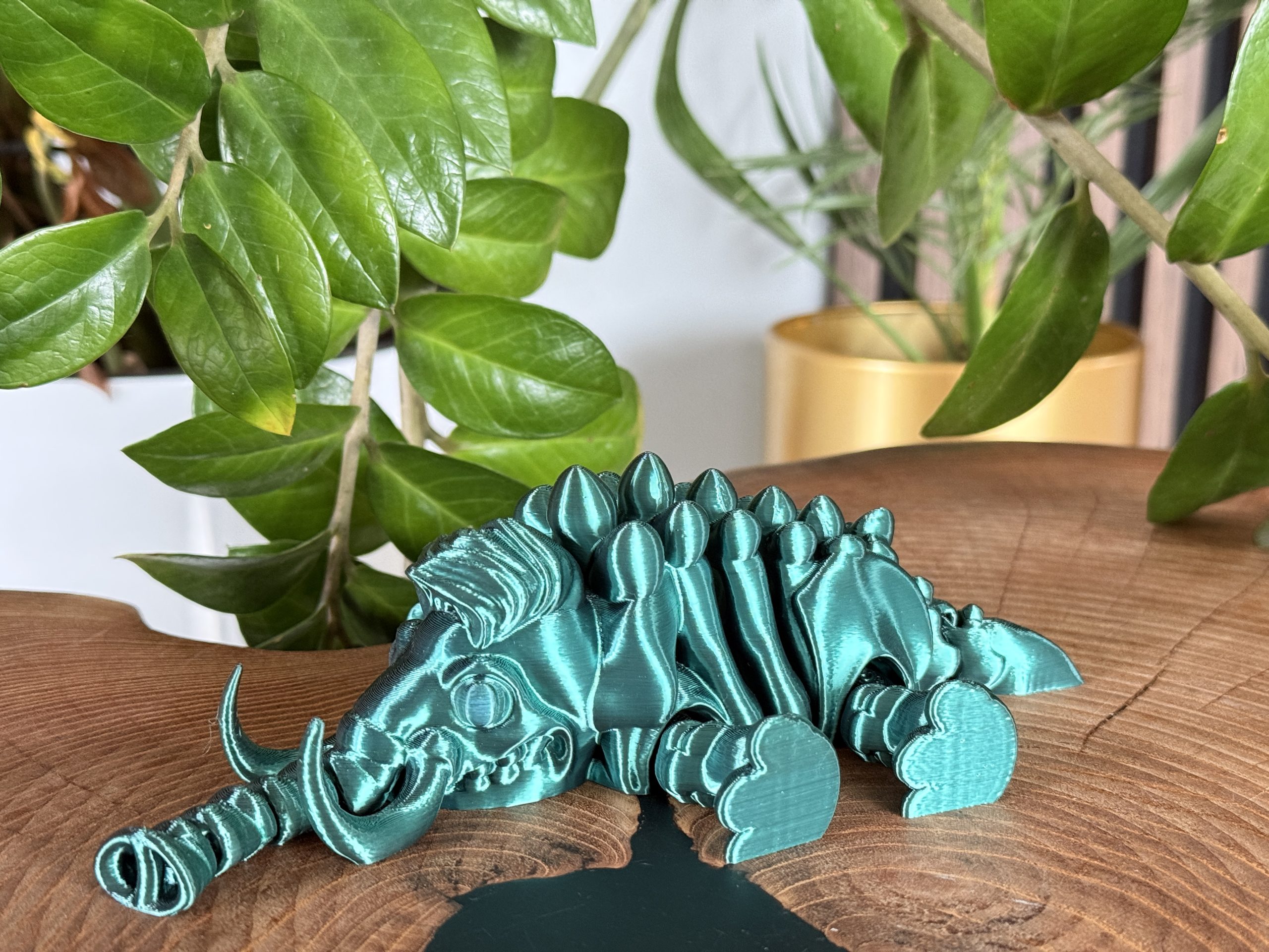 Mamut – szkielet epoki lodowcowej | przegubowa figurka 3D z ruchomą trąbą - obrazek 8