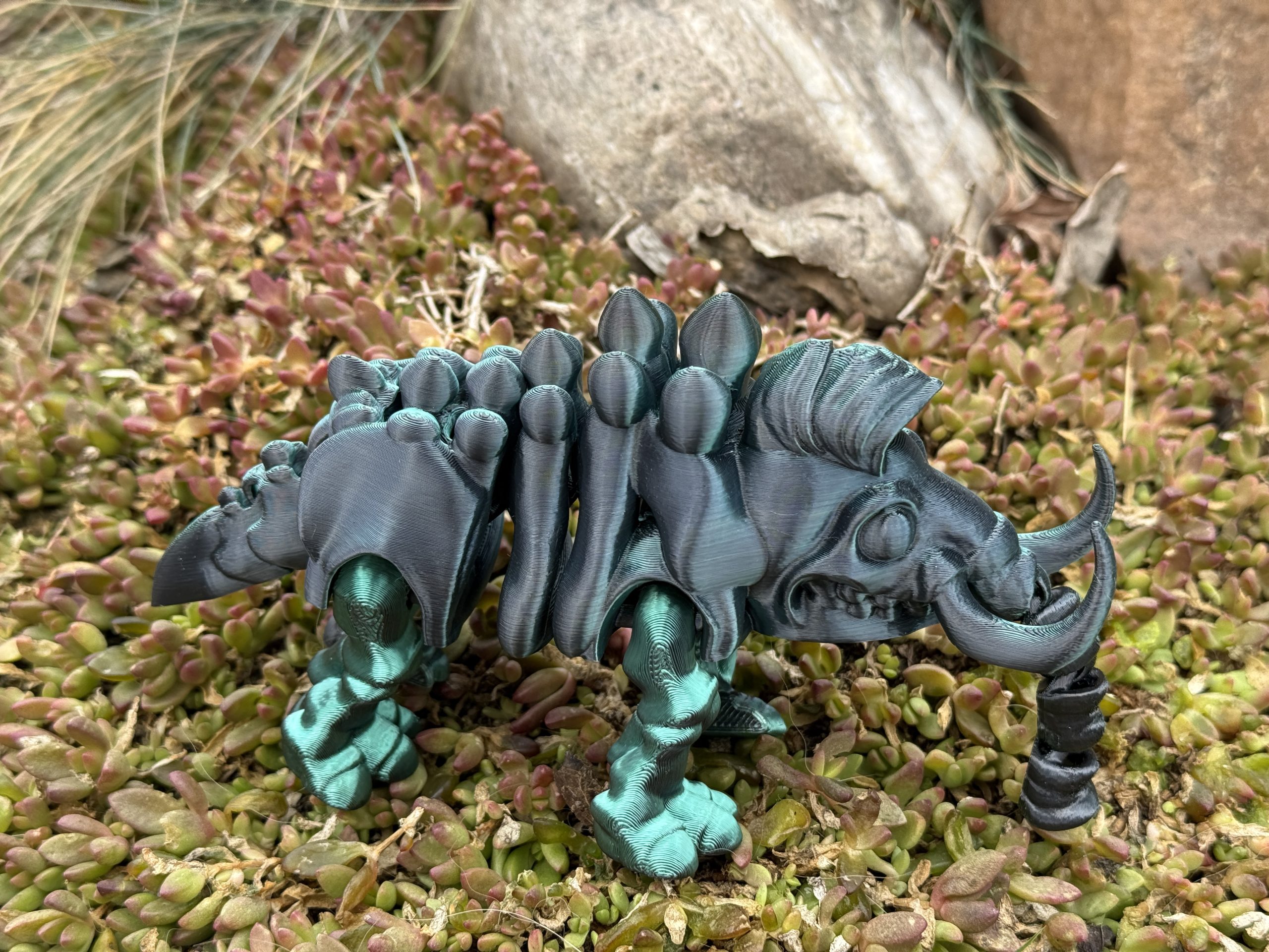 Mamut – szkielet epoki lodowcowej | przegubowa figurka 3D z ruchomą trąbą - obrazek 10