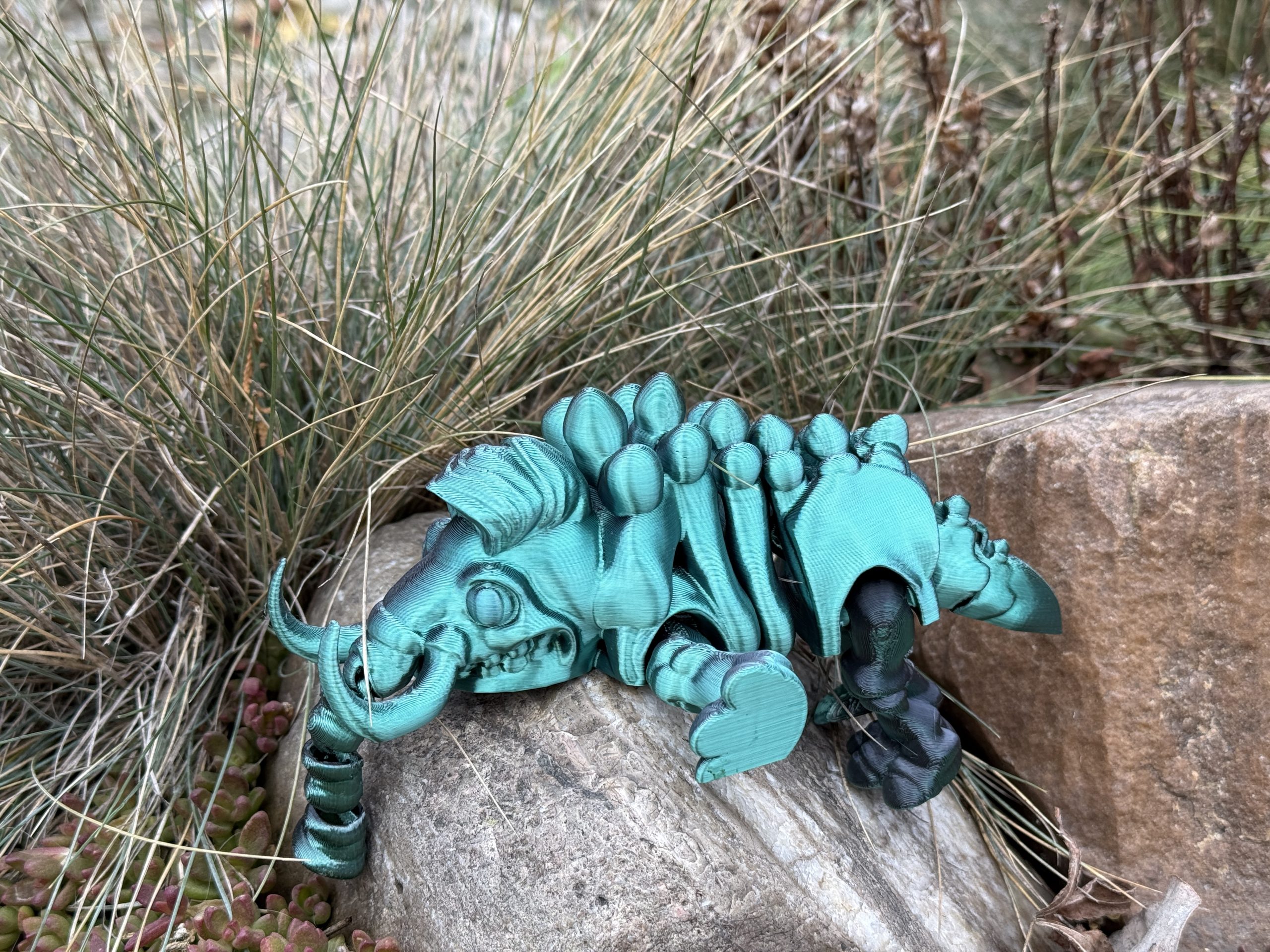 Mamut – szkielet epoki lodowcowej | przegubowa figurka 3D z ruchomą trąbą - obrazek 13