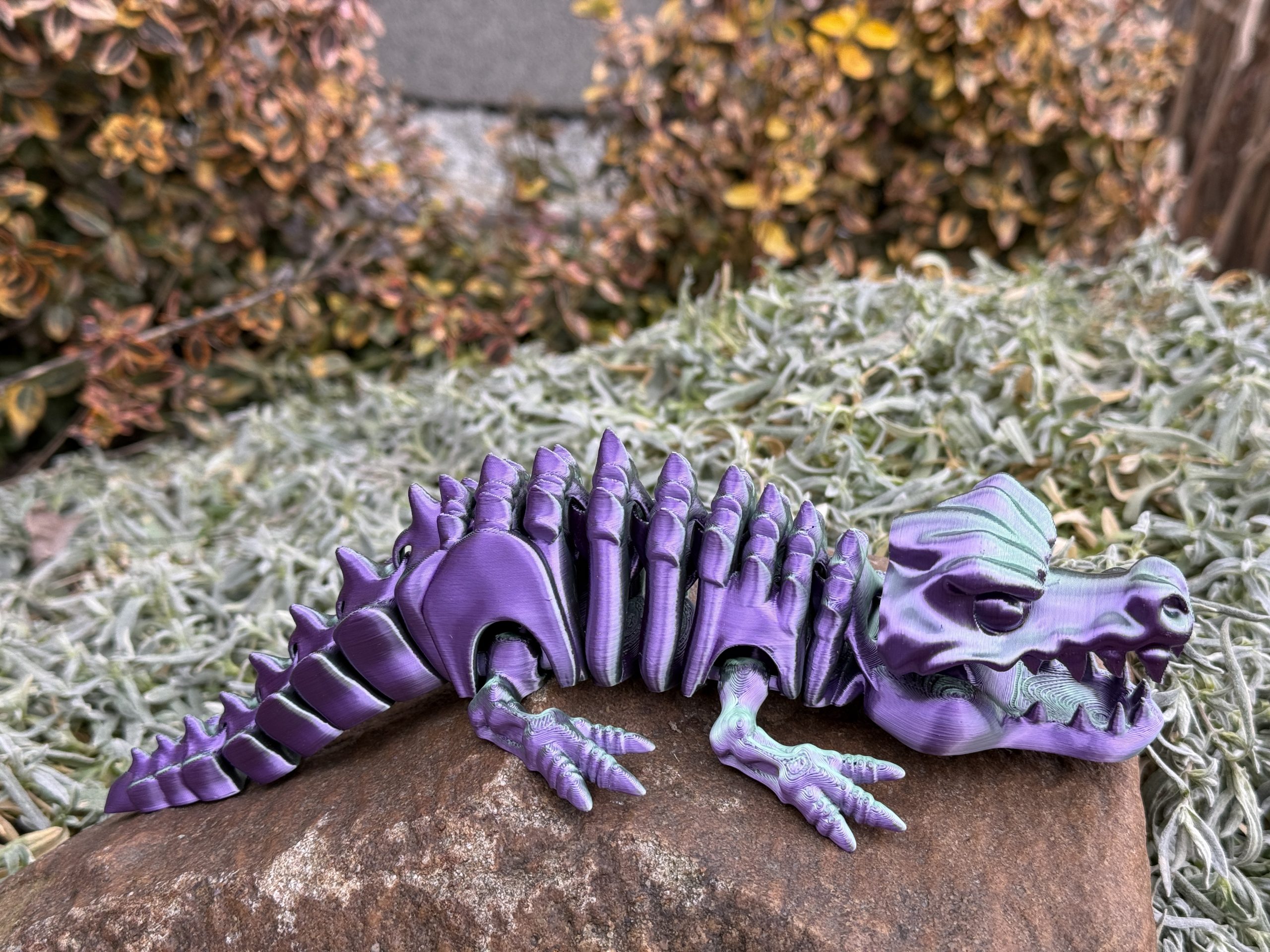 Krokodyl 3D – szkielet pradawnego drapieżnika | przegubowa, ruchoma figurka z otwieraną paszczą - obrazek 12