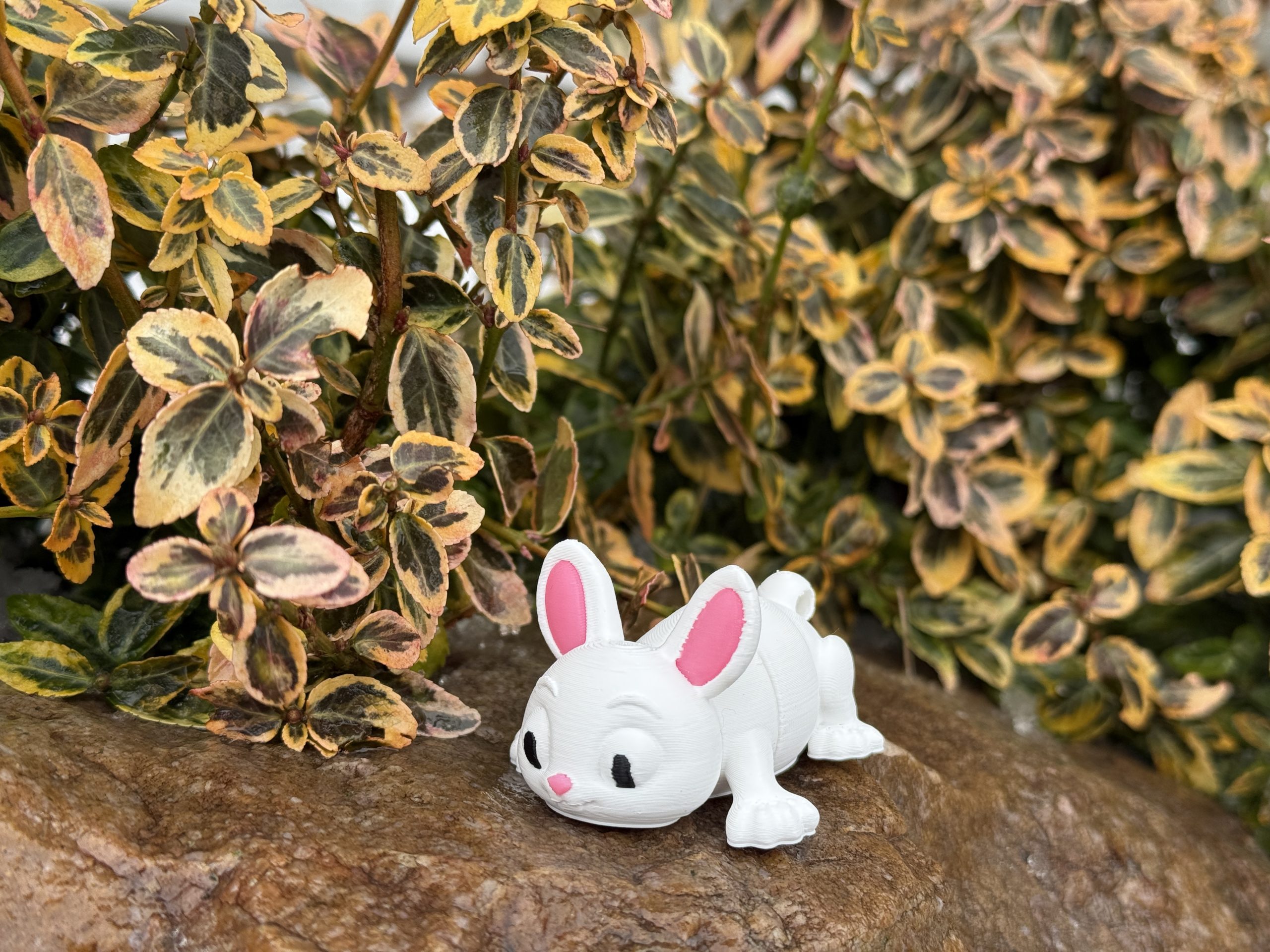 Króliczek 3D – słodka, przegubowa figurka, ruchoma, opcja brelok - obrazek 13