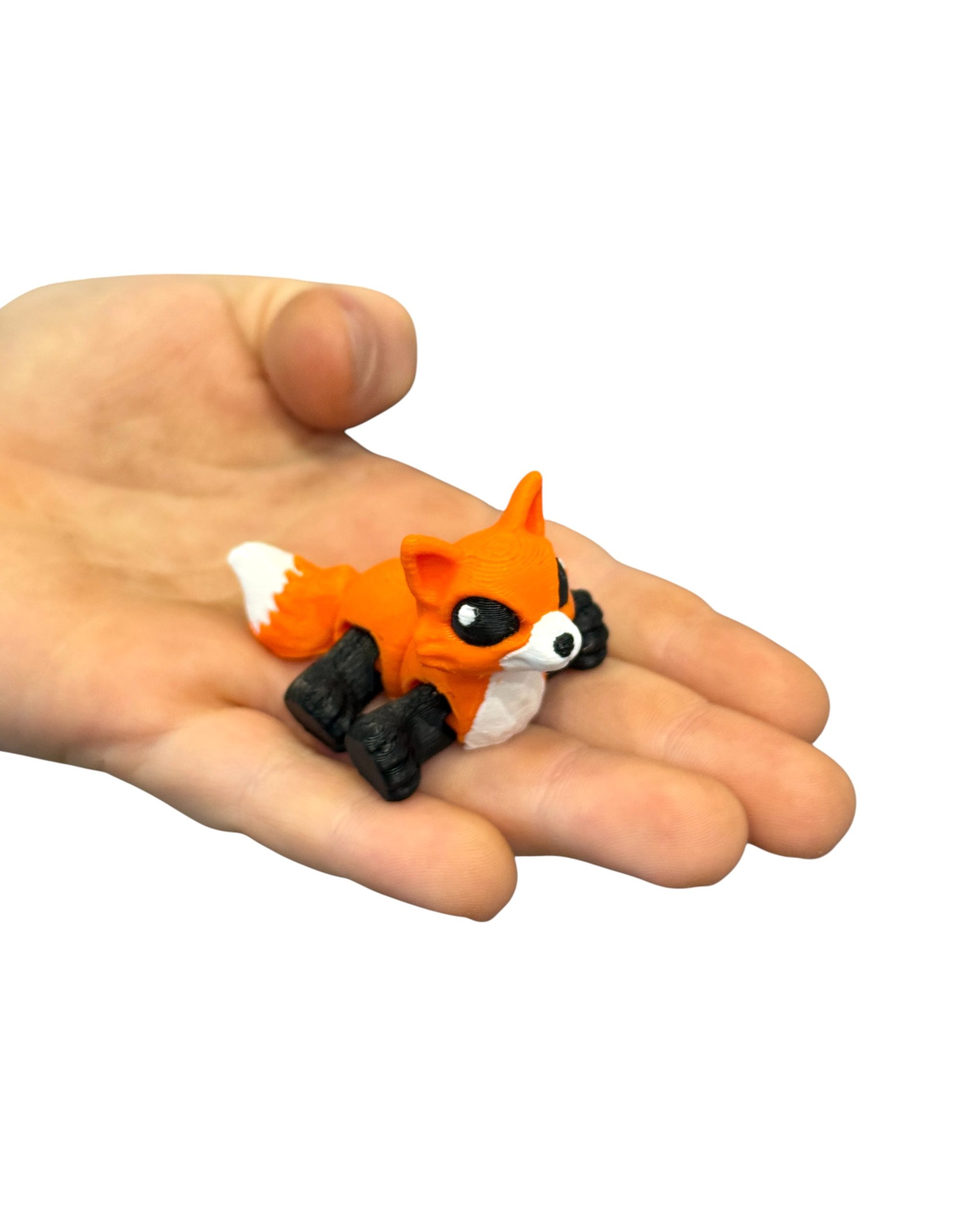 Słodki Lis, Lisek Minimals 3D – ruchoma mini figurka, kolekcja, zabawka