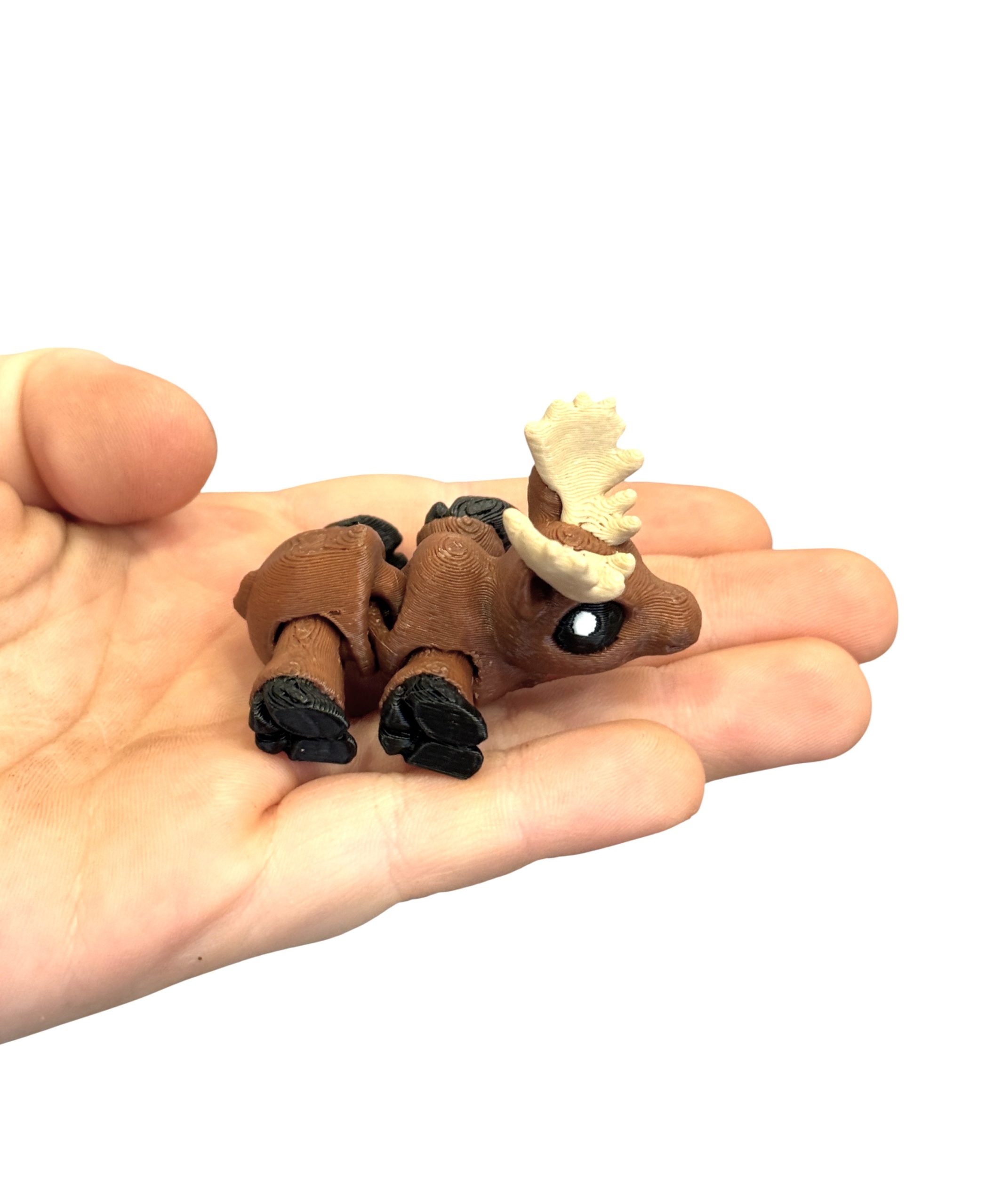 Słodki Łoś Minimals 3D – ruchoma mini figurka, kolekcja, zabawka - obrazek 2